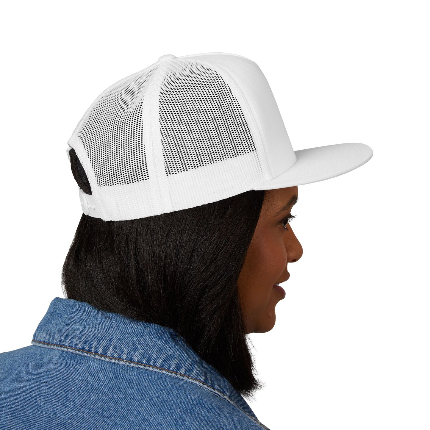 Embroidered 5 Panel Trucker Cap Cool
