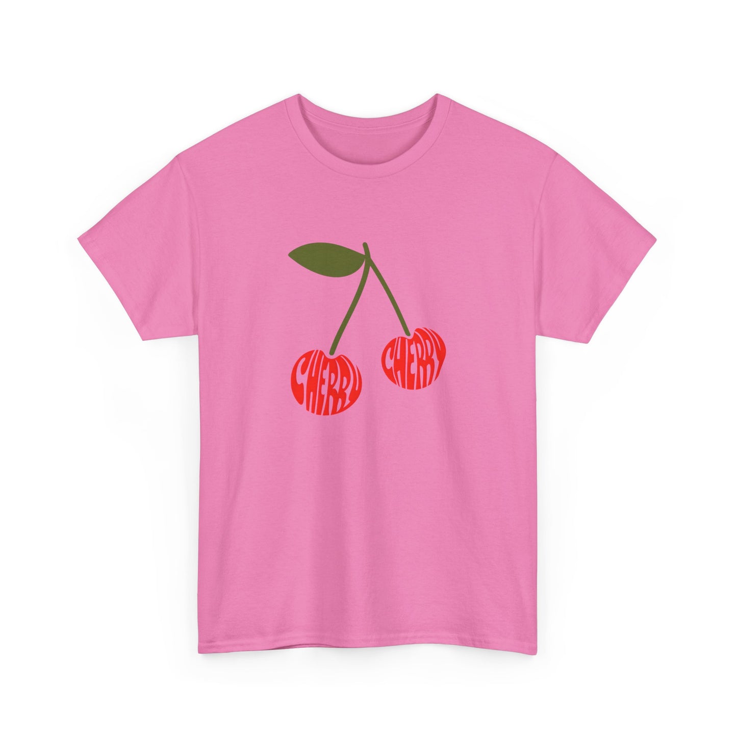 Cherry Print Unisex Tee, Cute Graphic