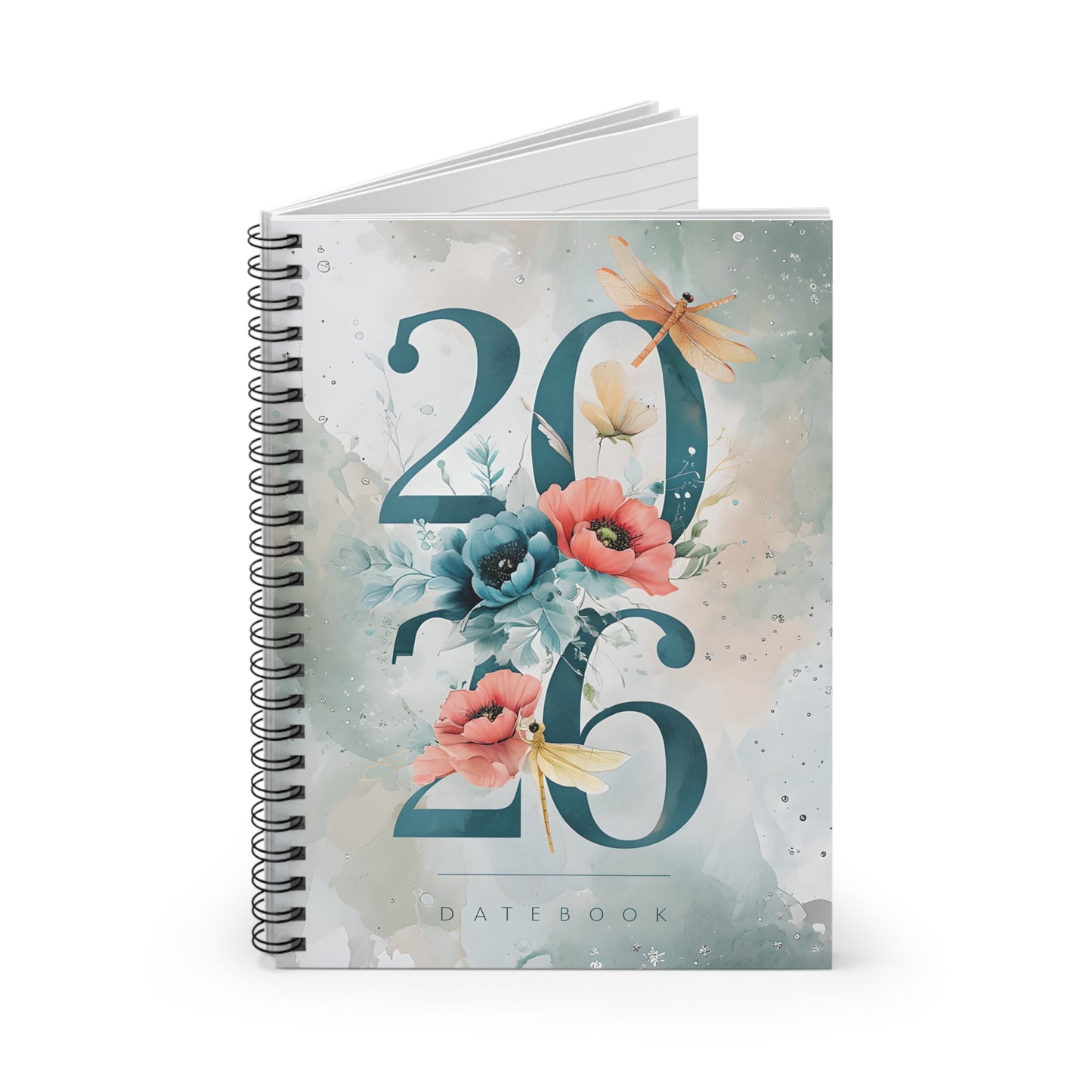 Floral 2026 Diary Notebook - Ideal for Journaling