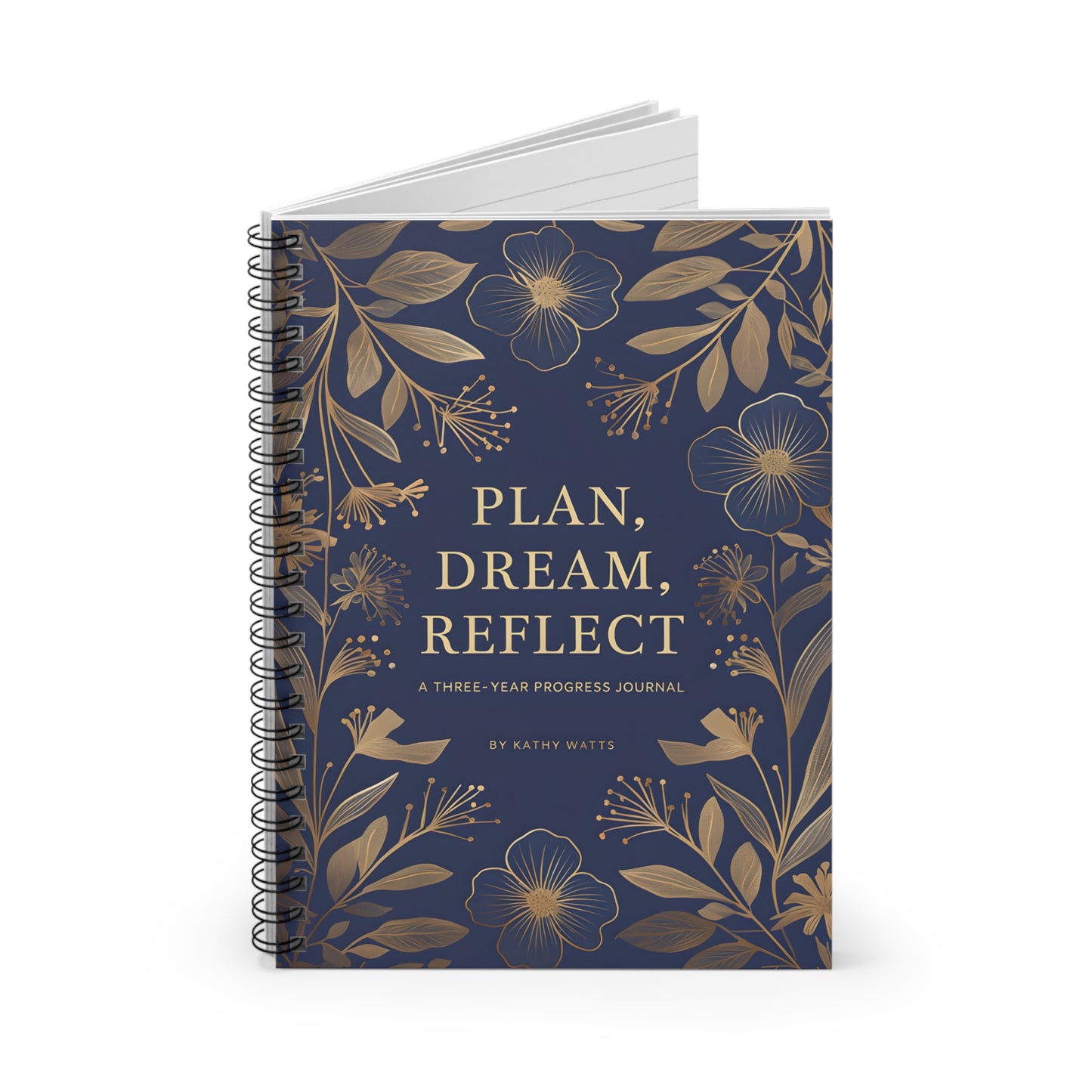 Elegant Floral Journal - Plan, Dream