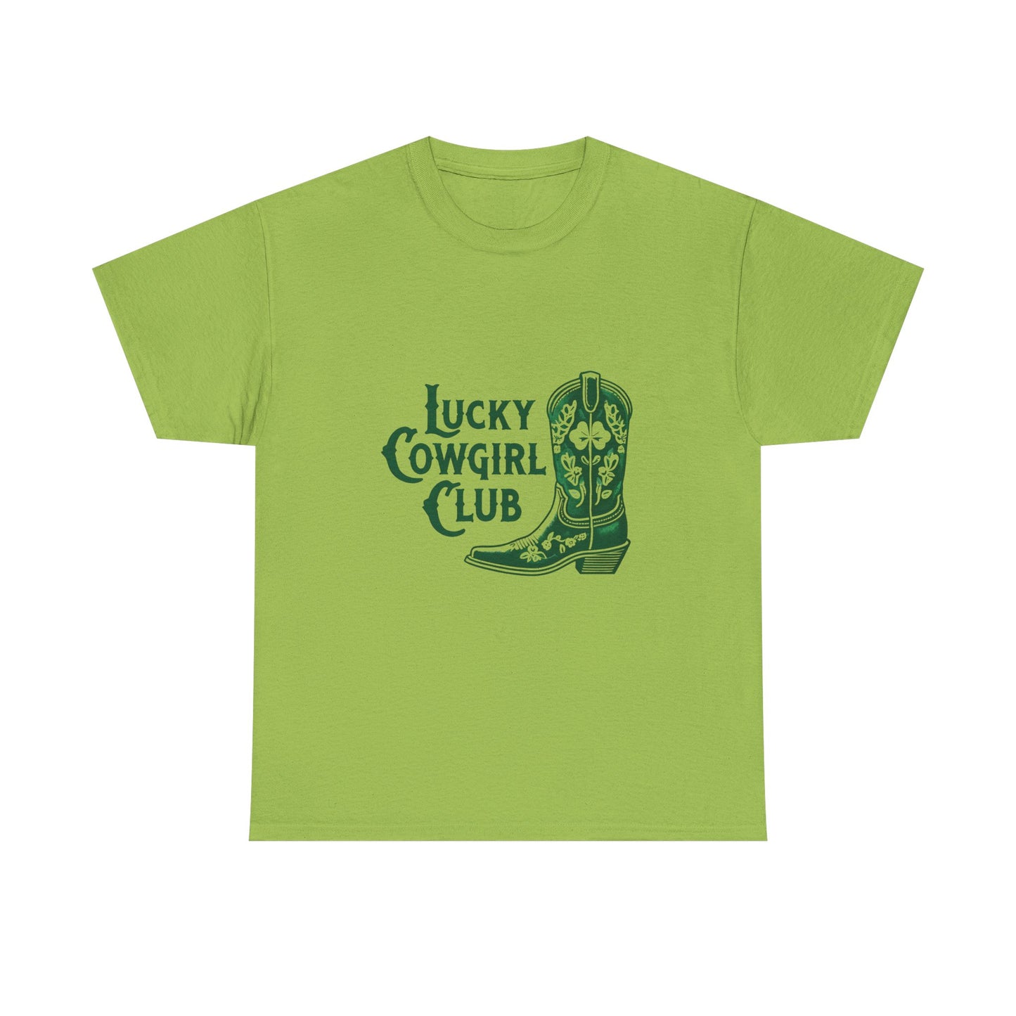 Lucky Cowgirl Club Tee, Western Themed T-Shirt