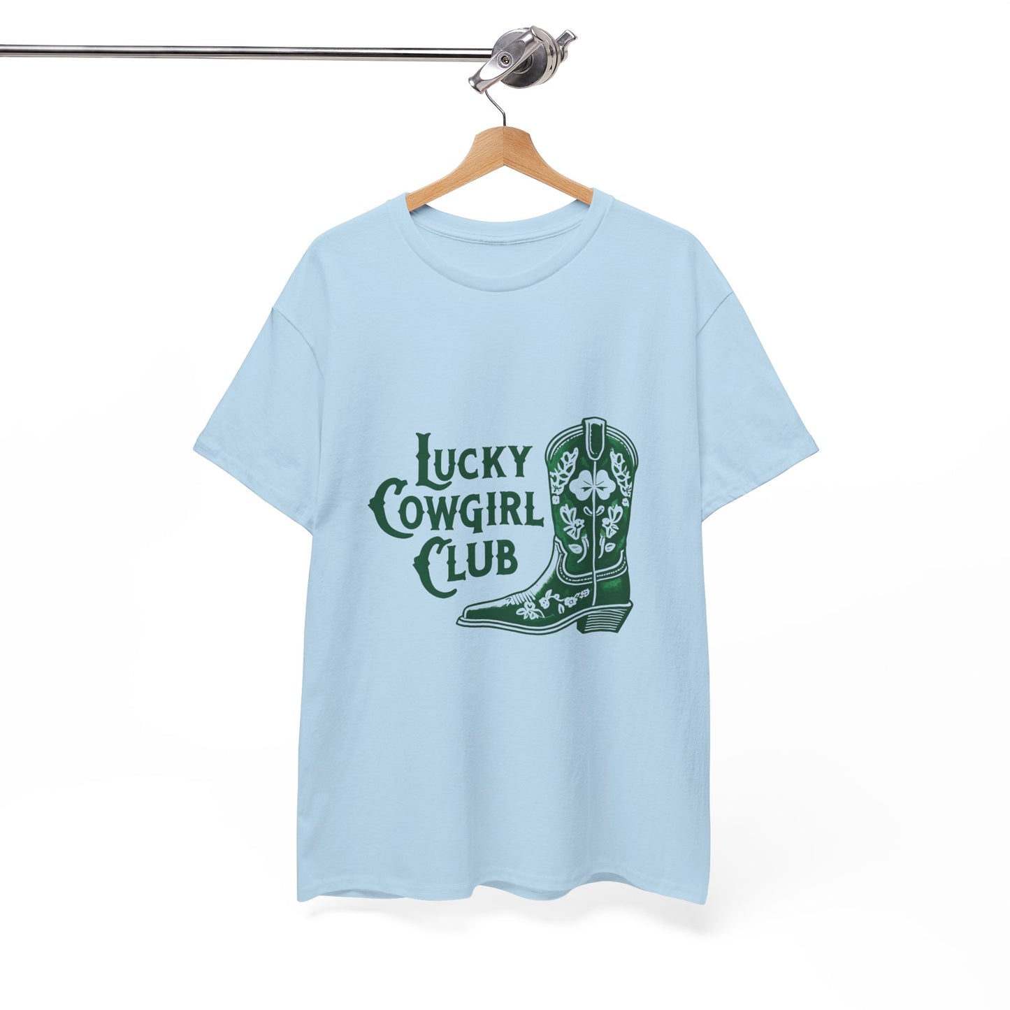 Lucky Cowgirl Club Tee, Western Themed T-Shirt