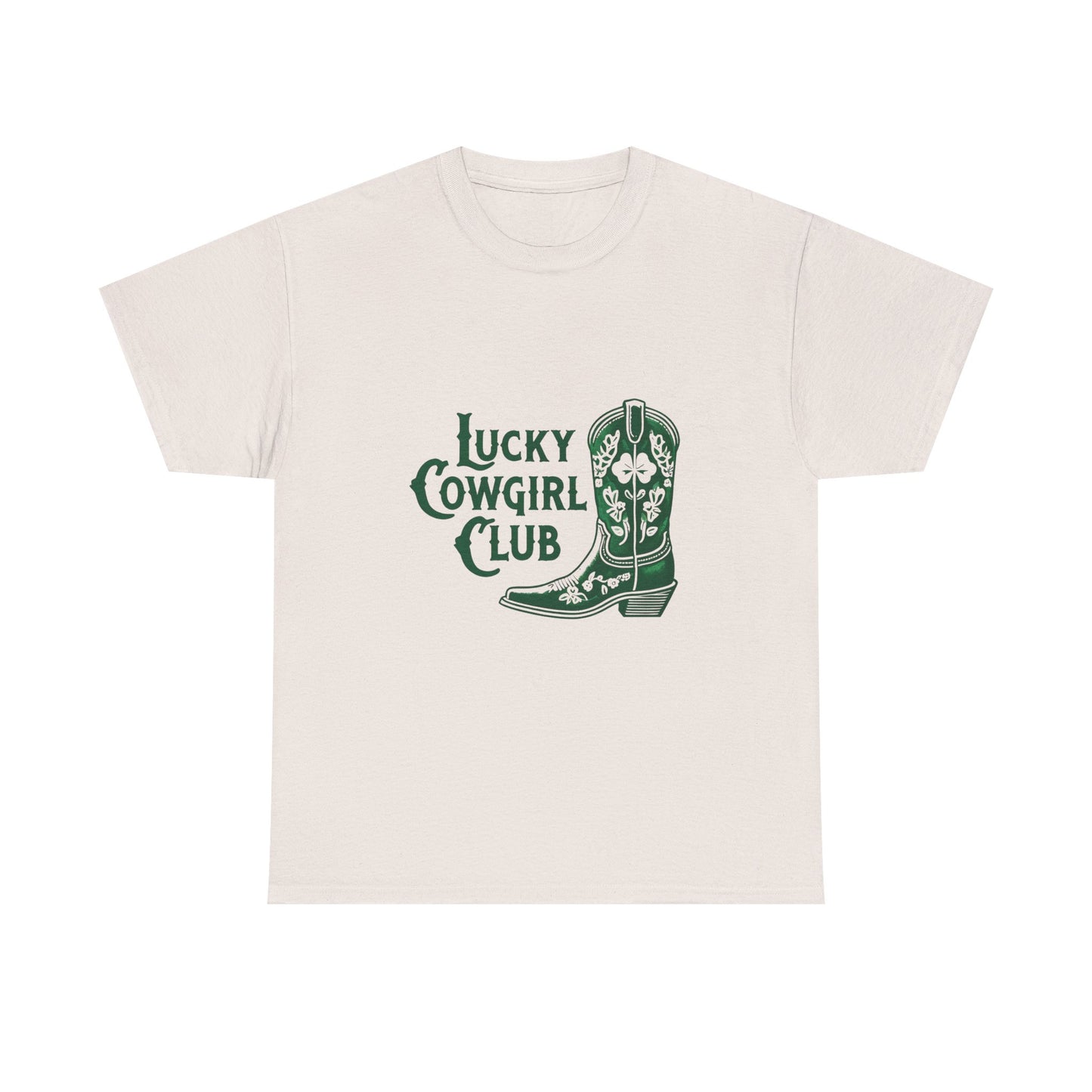 Lucky Cowgirl Club Tee, Western Themed T-Shirt