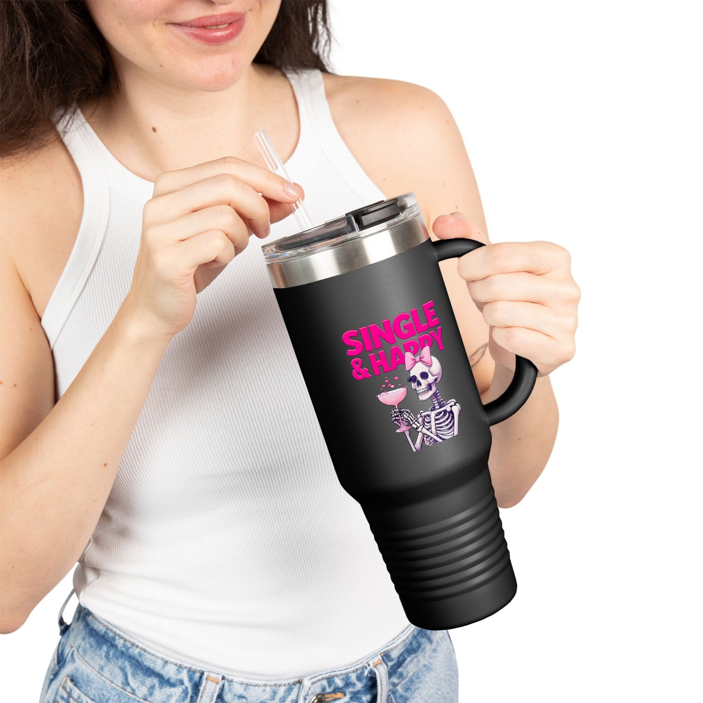 Single & Happy Insulated Travel Mug