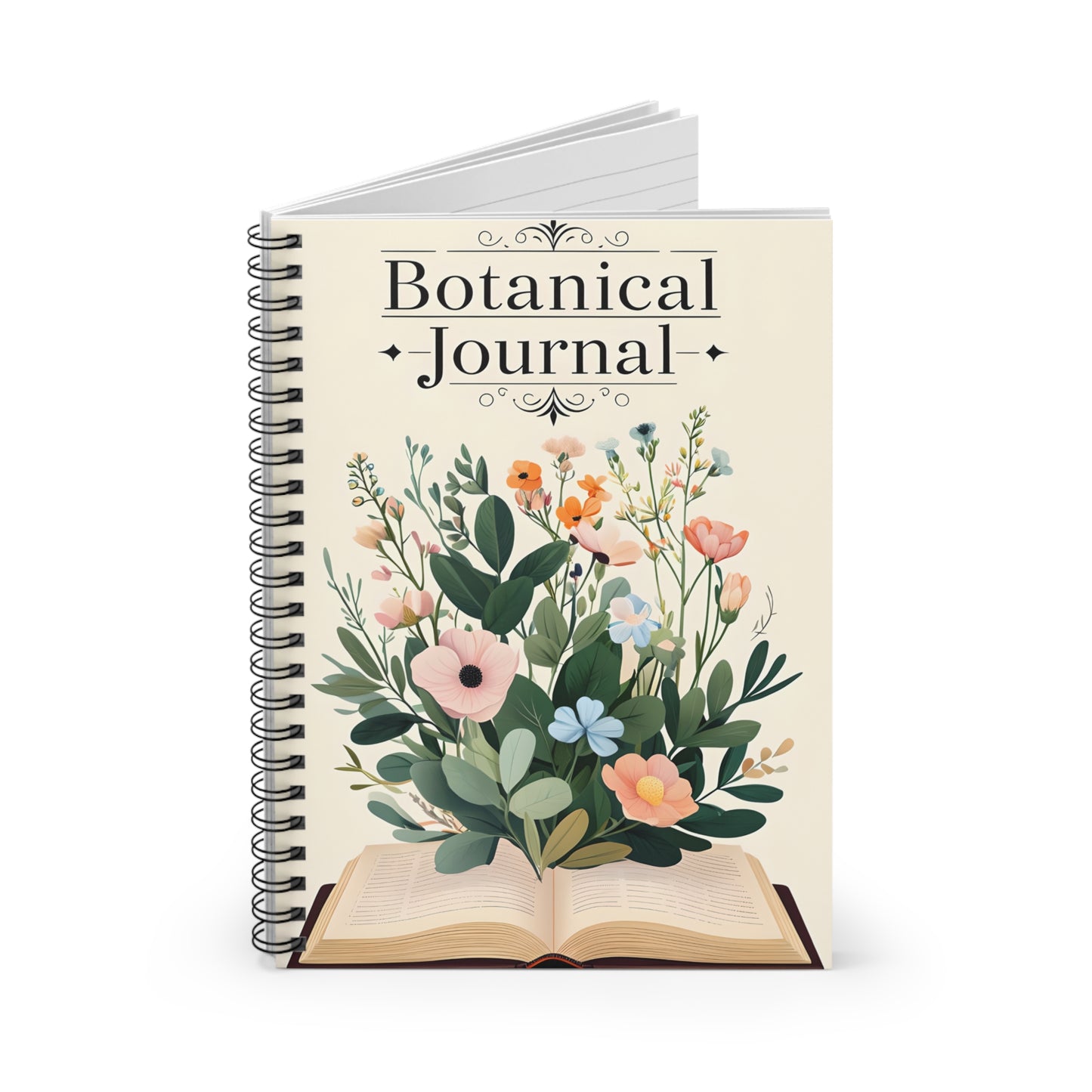 Botanical Spiral Notebook