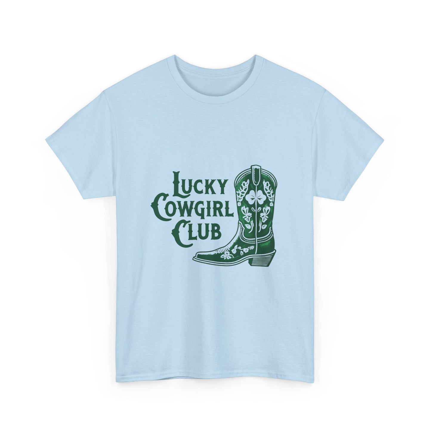 Lucky Cowgirl Club Tee, Western Themed T-Shirt