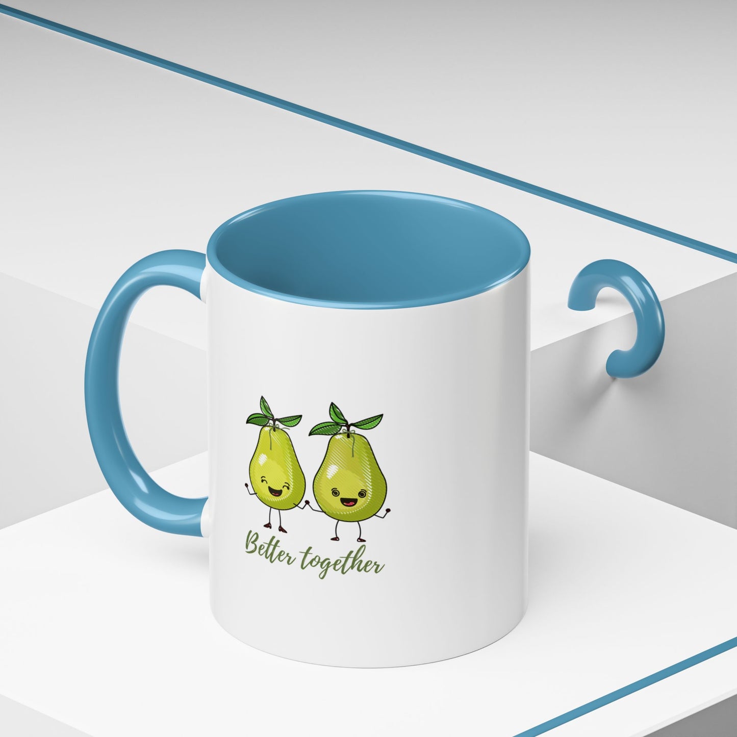 Cute Pears Accent Coffee Mug