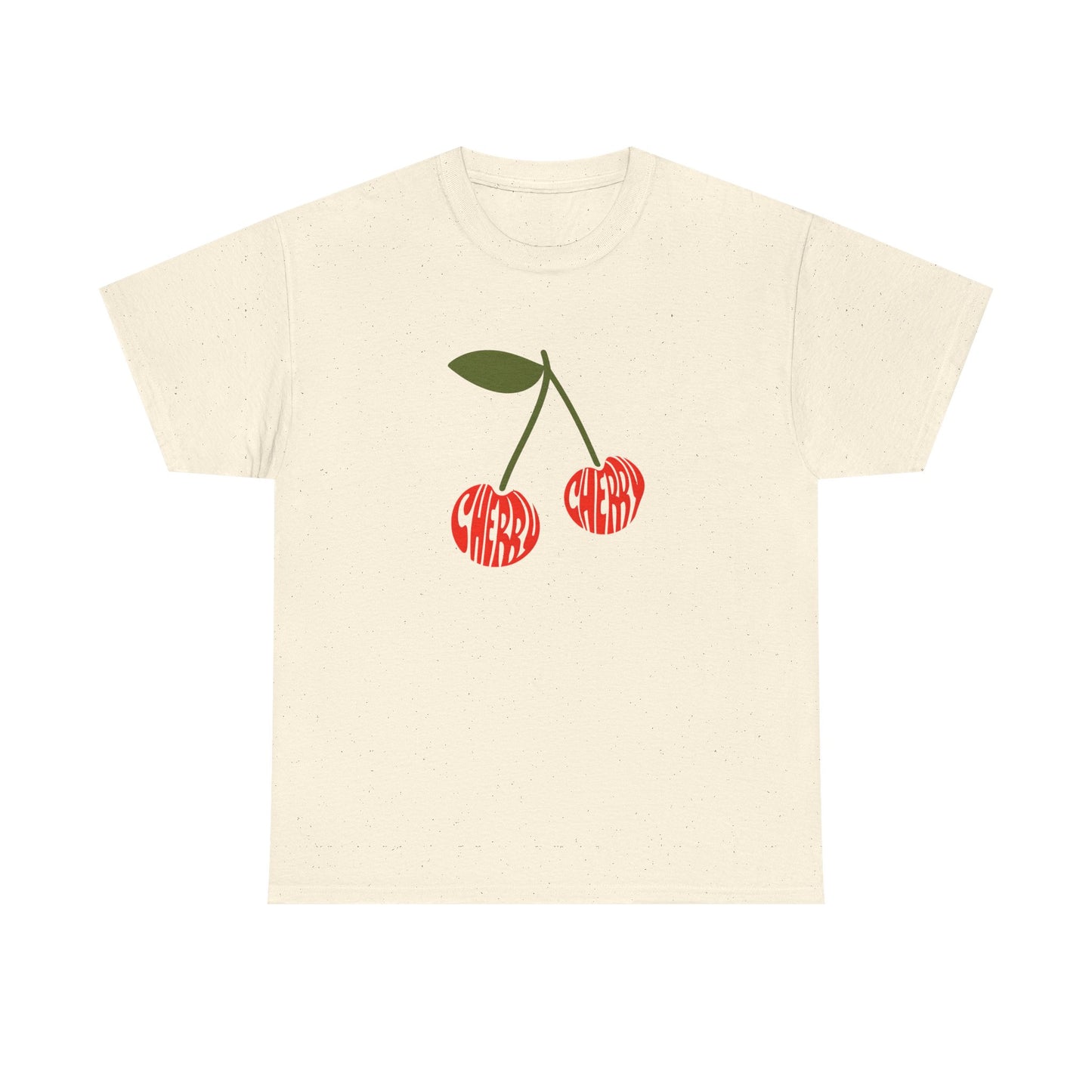 Cherry Print Unisex Tee, Cute Graphic
