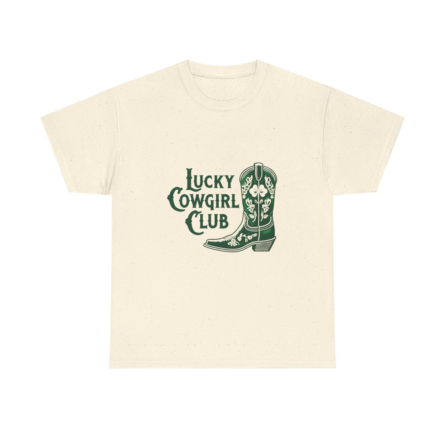 Lucky Cowgirl Club Tee, Western Themed T-Shirt