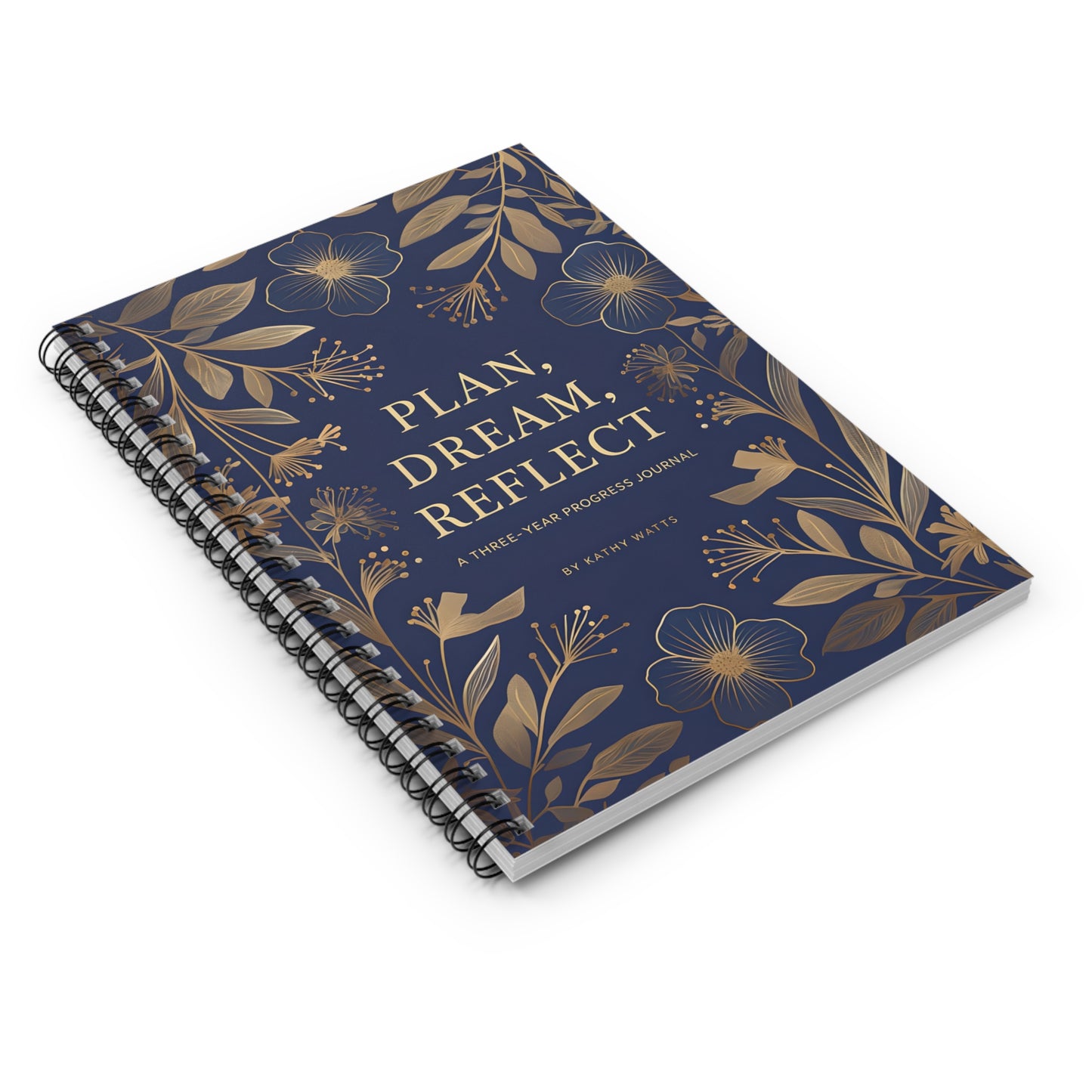 Elegant Floral Journal - Plan, Dream