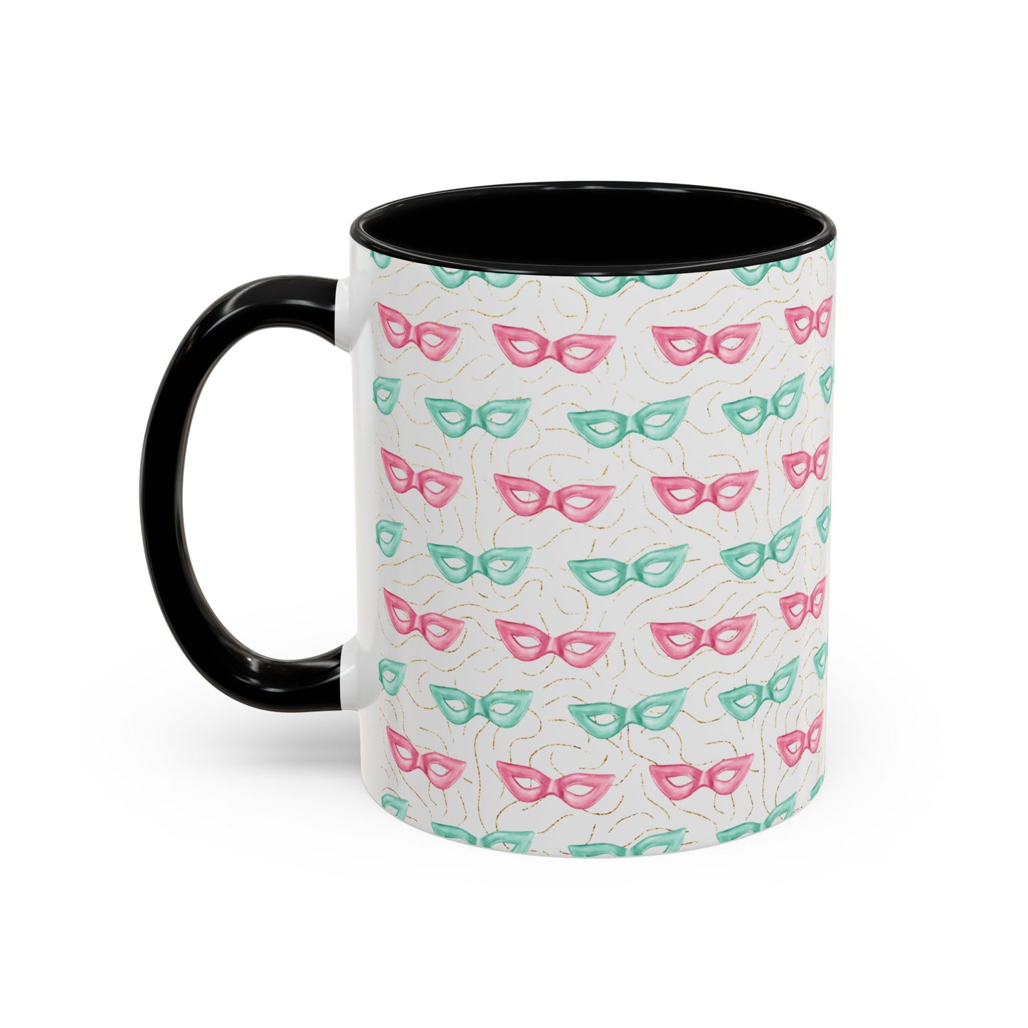 Colorful Glasses Accent Coffee Mug