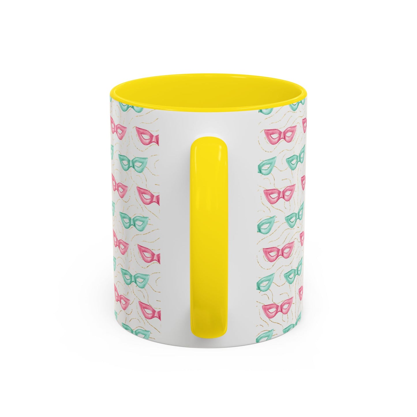 Colorful Glasses Accent Coffee Mug
