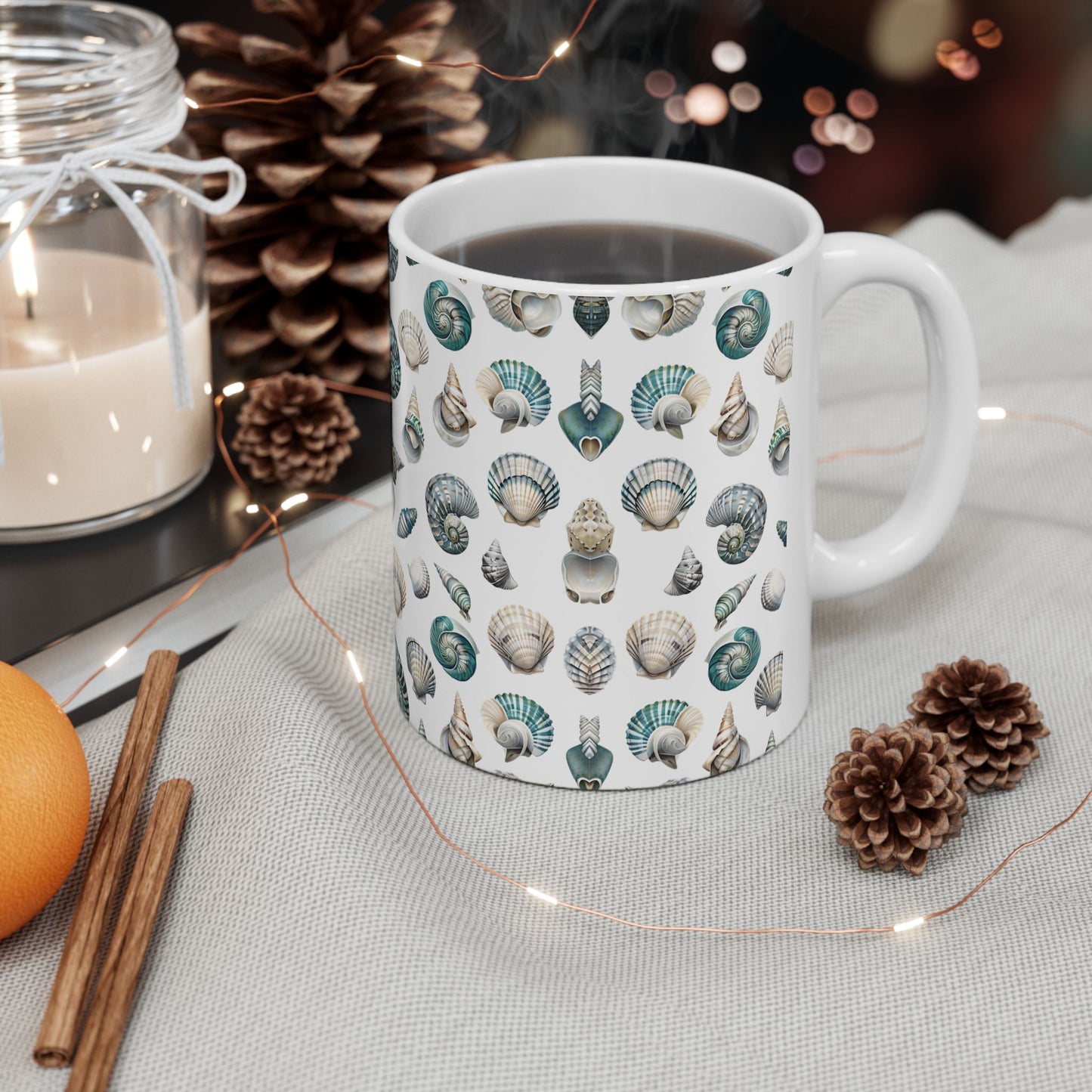 Seashell Ceramic Mug