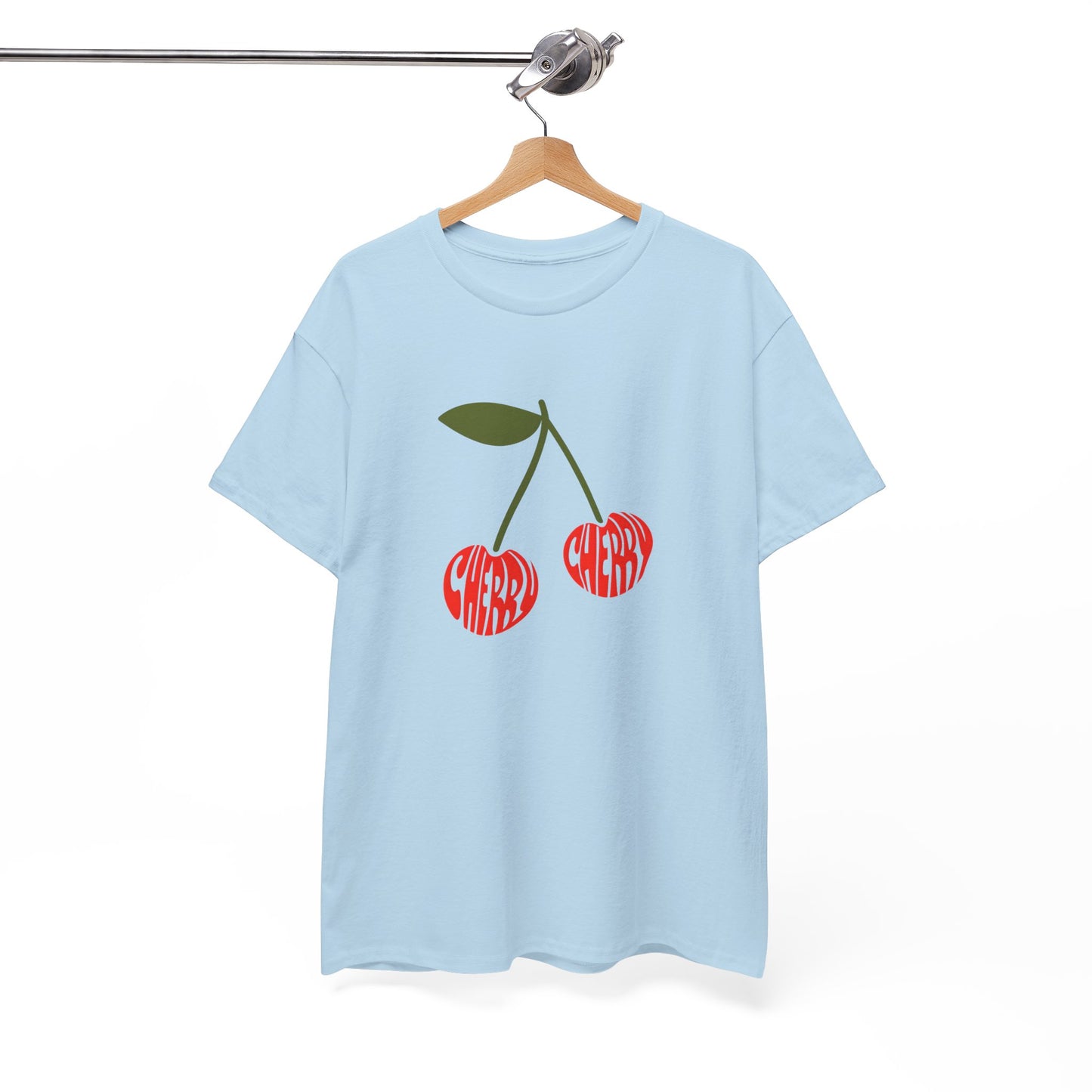 Cherry Print Unisex Tee, Cute Graphic
