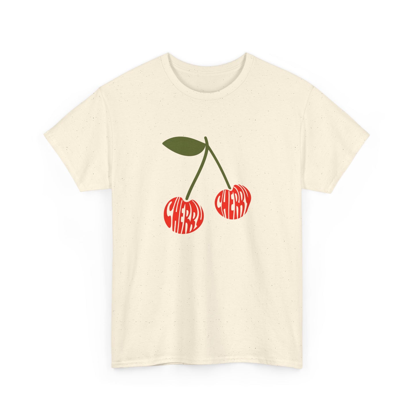 Cherry Print Unisex Tee, Cute Graphic