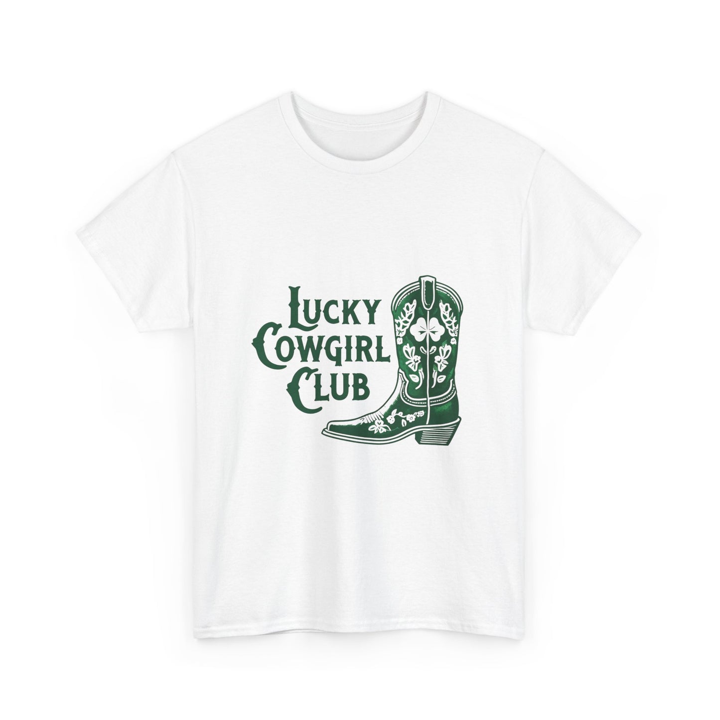 Lucky Cowgirl Club Tee, Western Themed T-Shirt