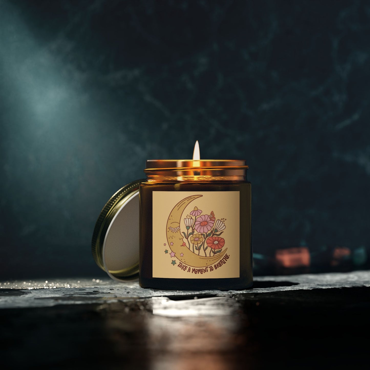 Charming Floral Scented Candle