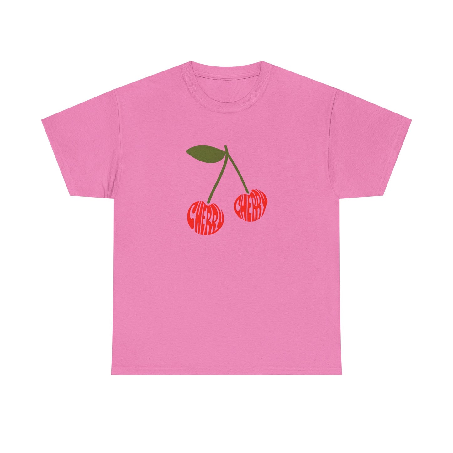 Cherry Print Unisex Tee, Cute Graphic