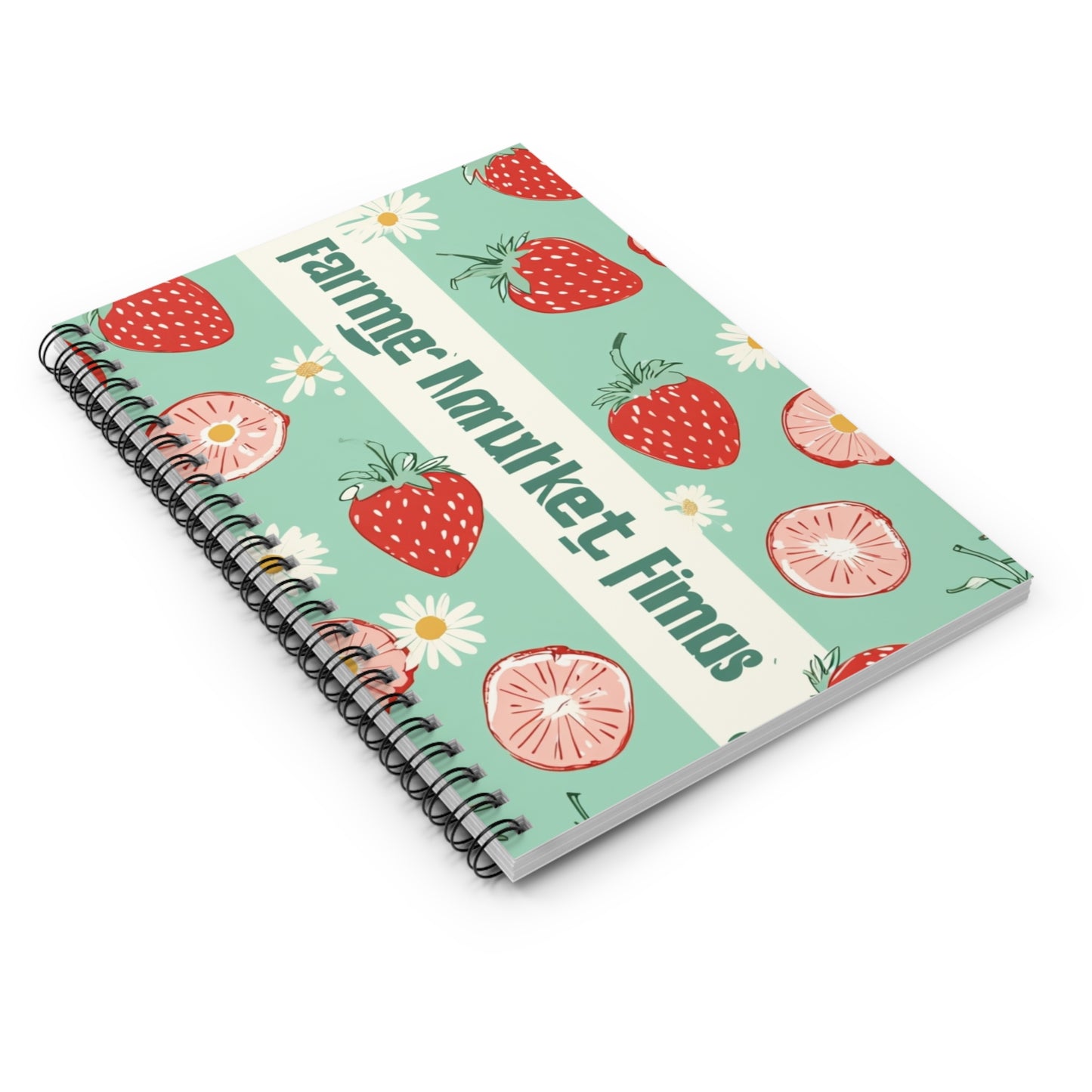 Fresh Strawberry Spiral Notebook