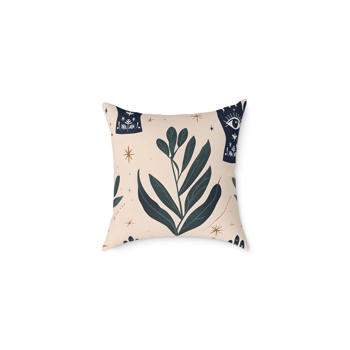 Bohemian Square Pillow, Decorative Throw Pillow
