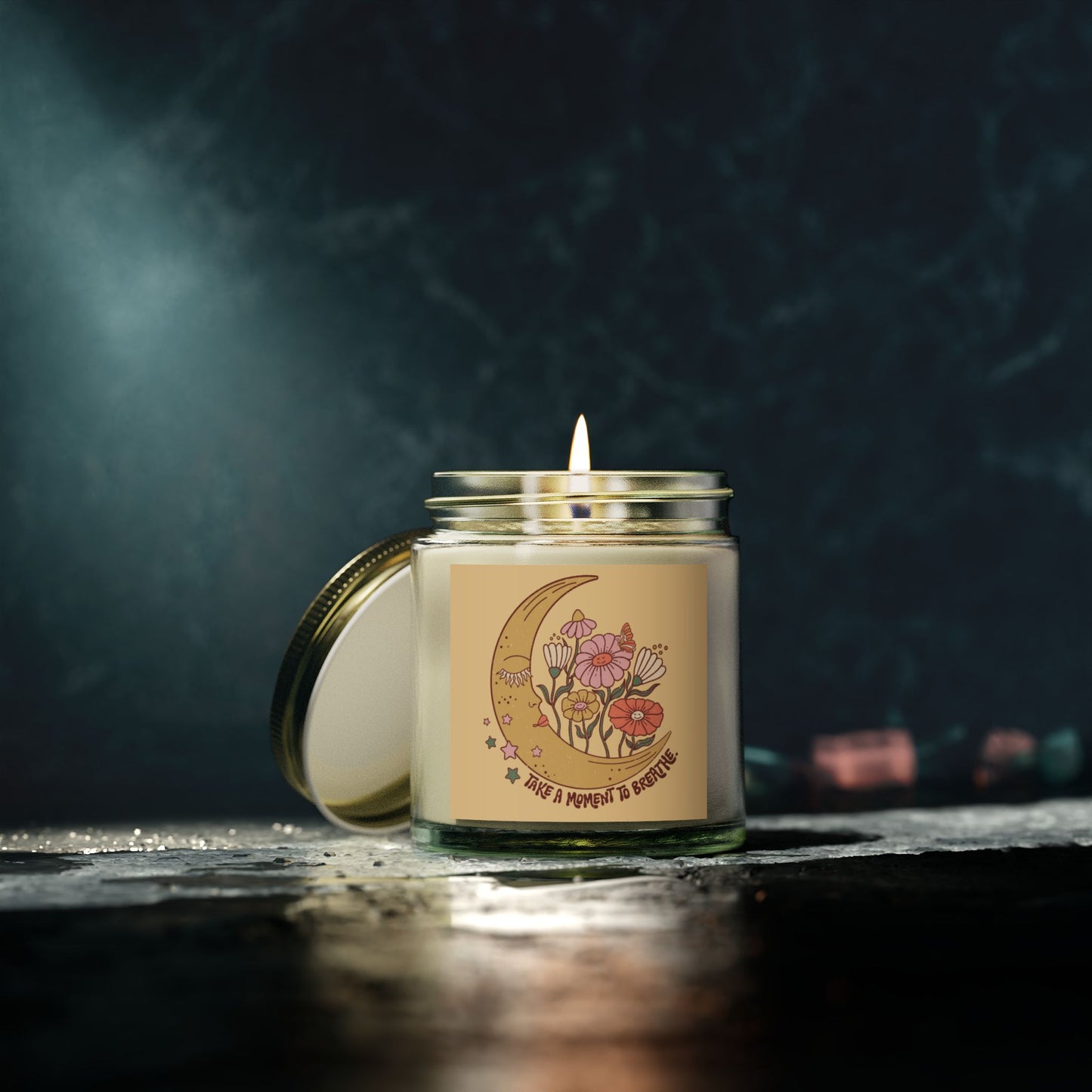 Charming Floral Scented Candle
