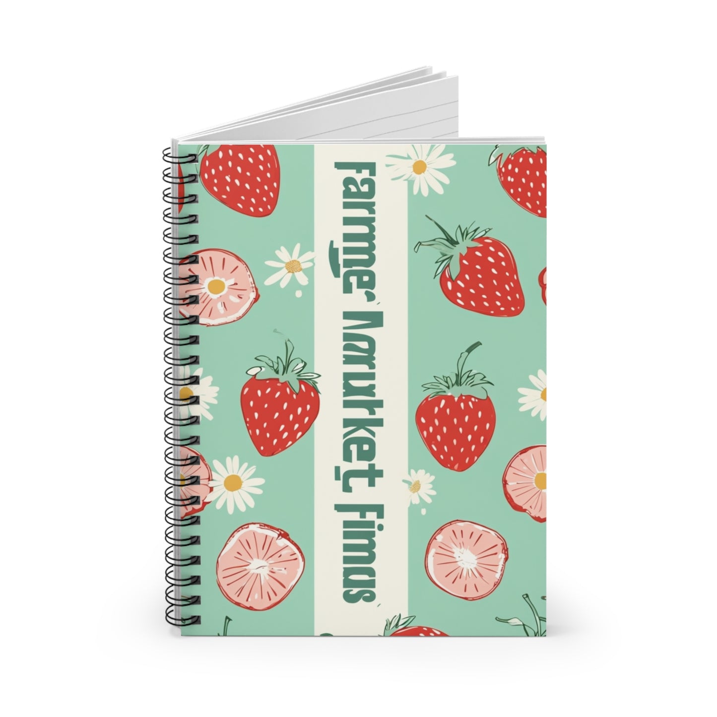 Fresh Strawberry Spiral Notebook