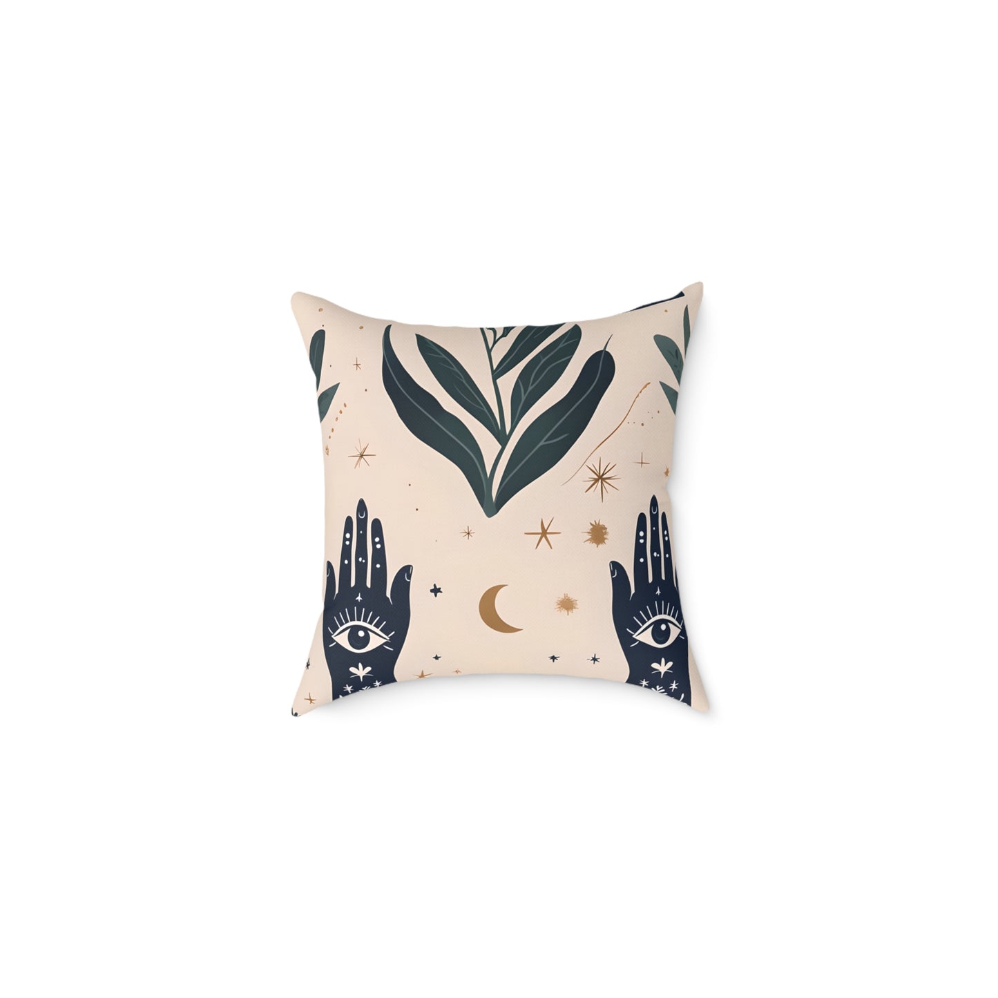Bohemian Square Pillow, Decorative Throw Pillow