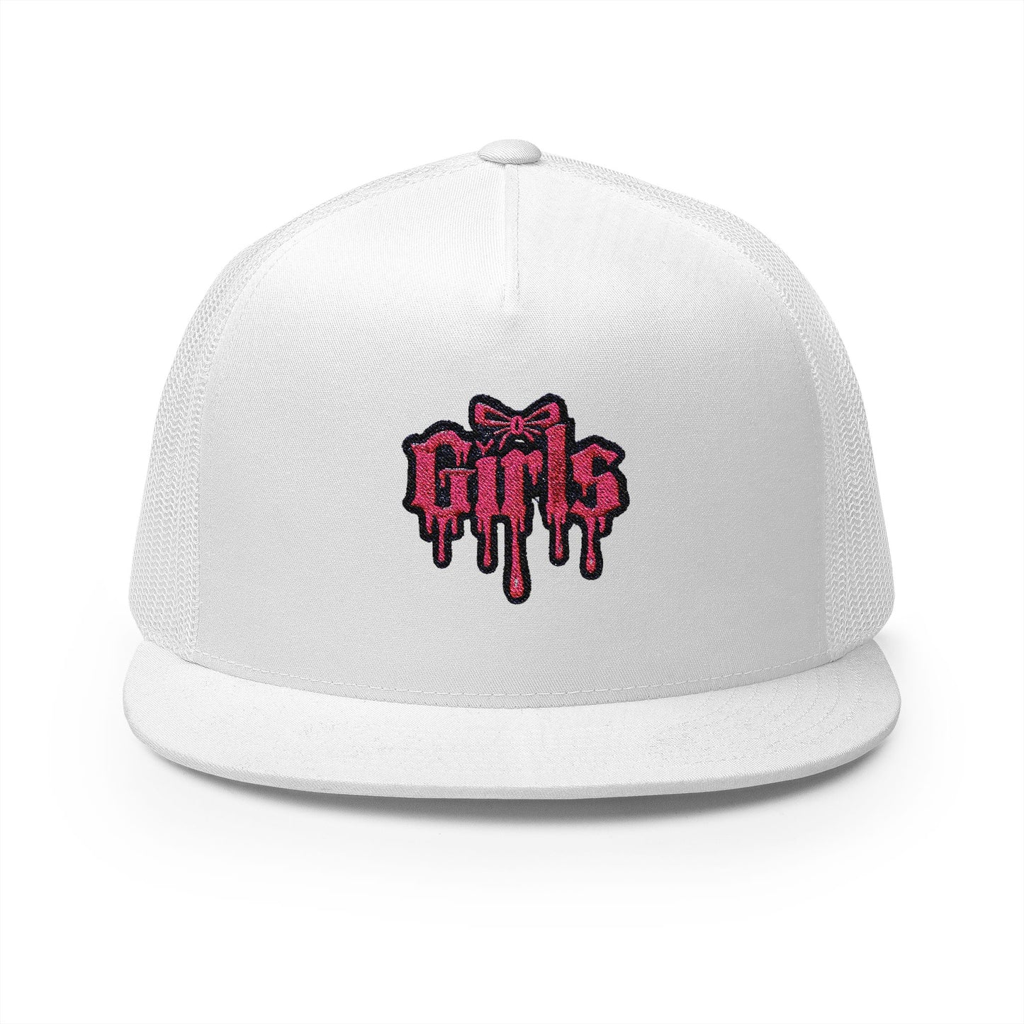 Embroidered 5 Panel Trucker Cap Cool