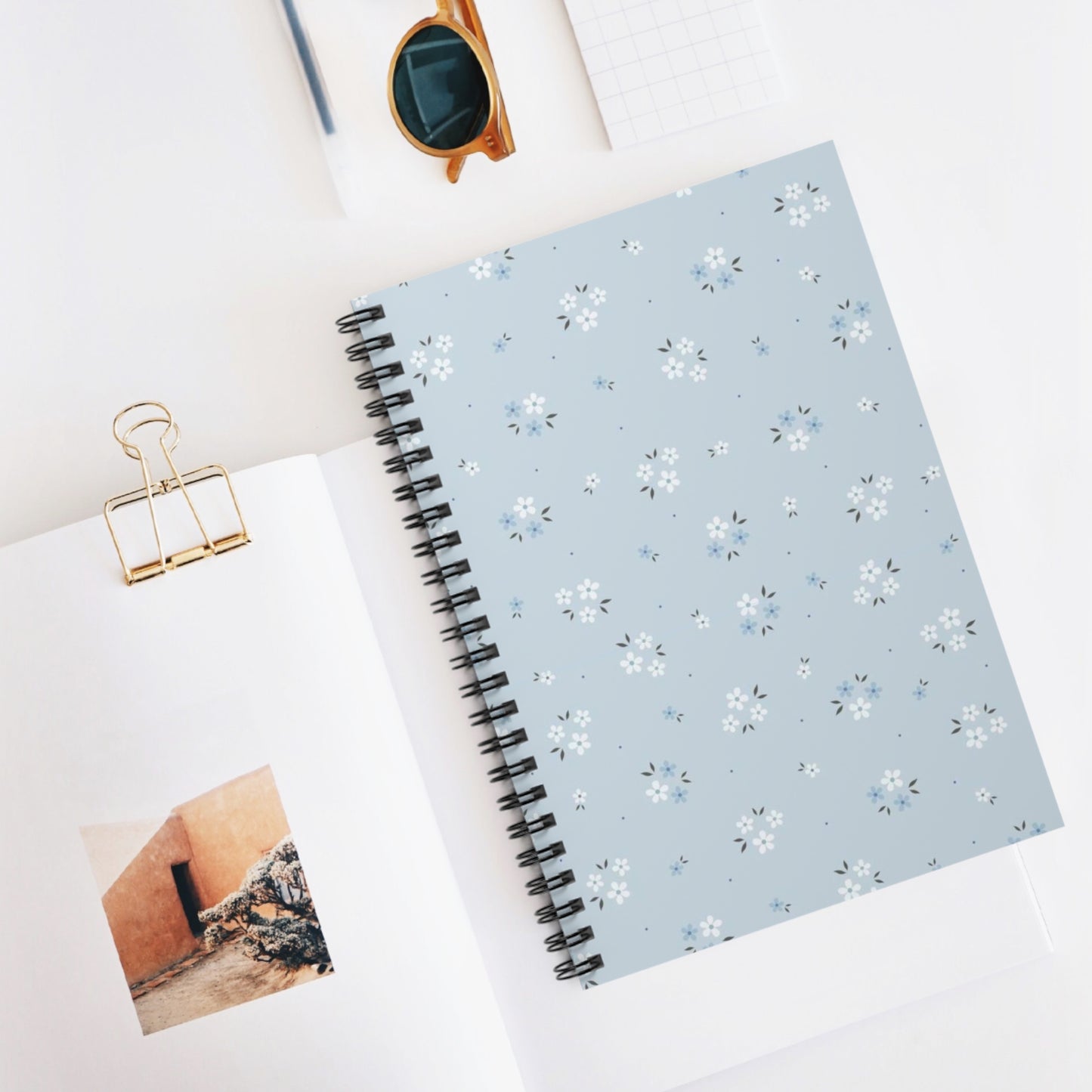 Floral Spiral Notebook