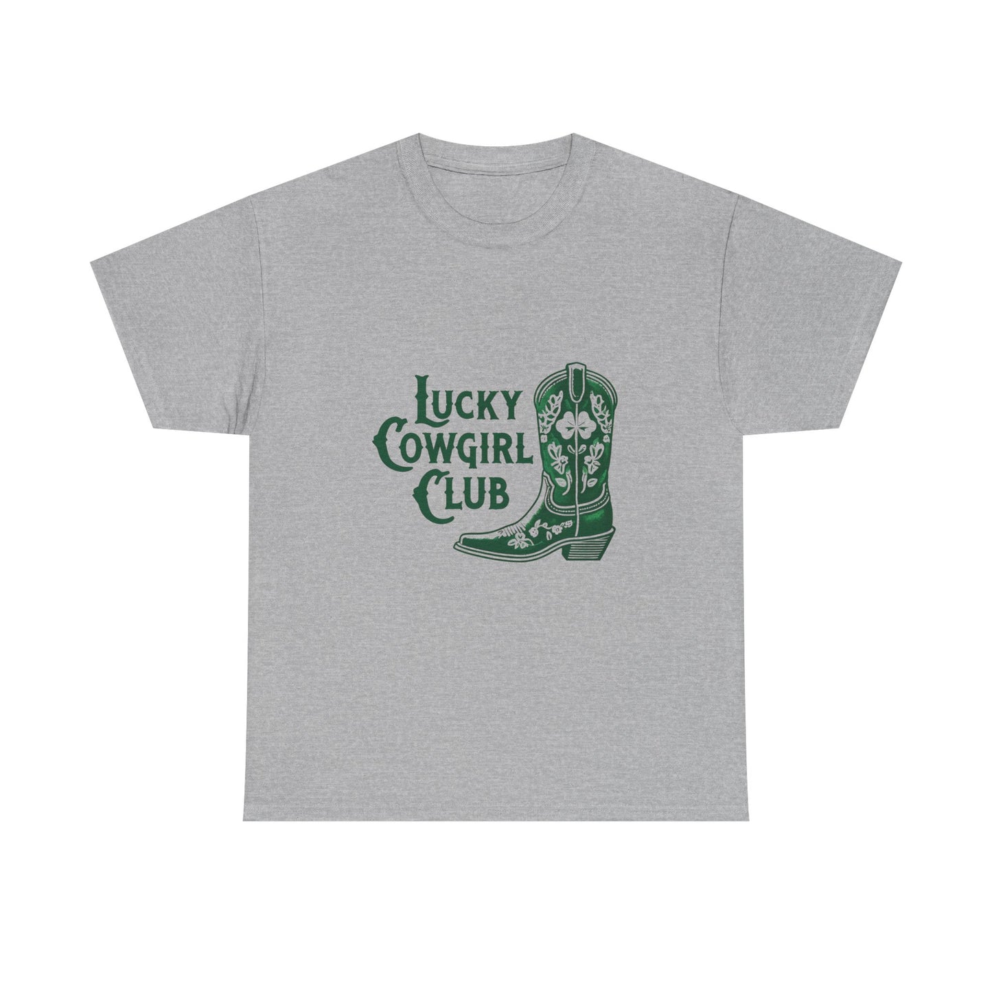 Lucky Cowgirl Club Tee, Western Themed T-Shirt