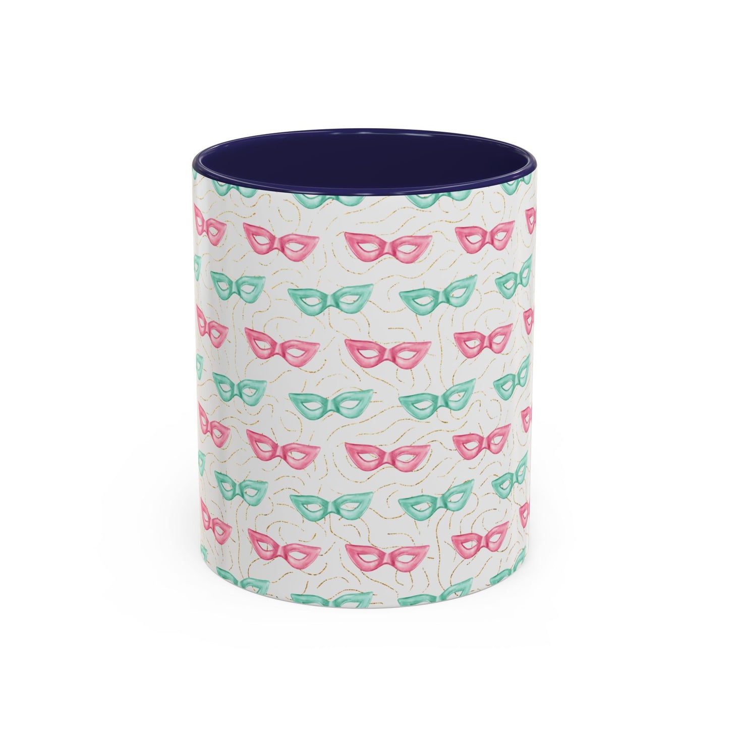 Colorful Glasses Accent Coffee Mug