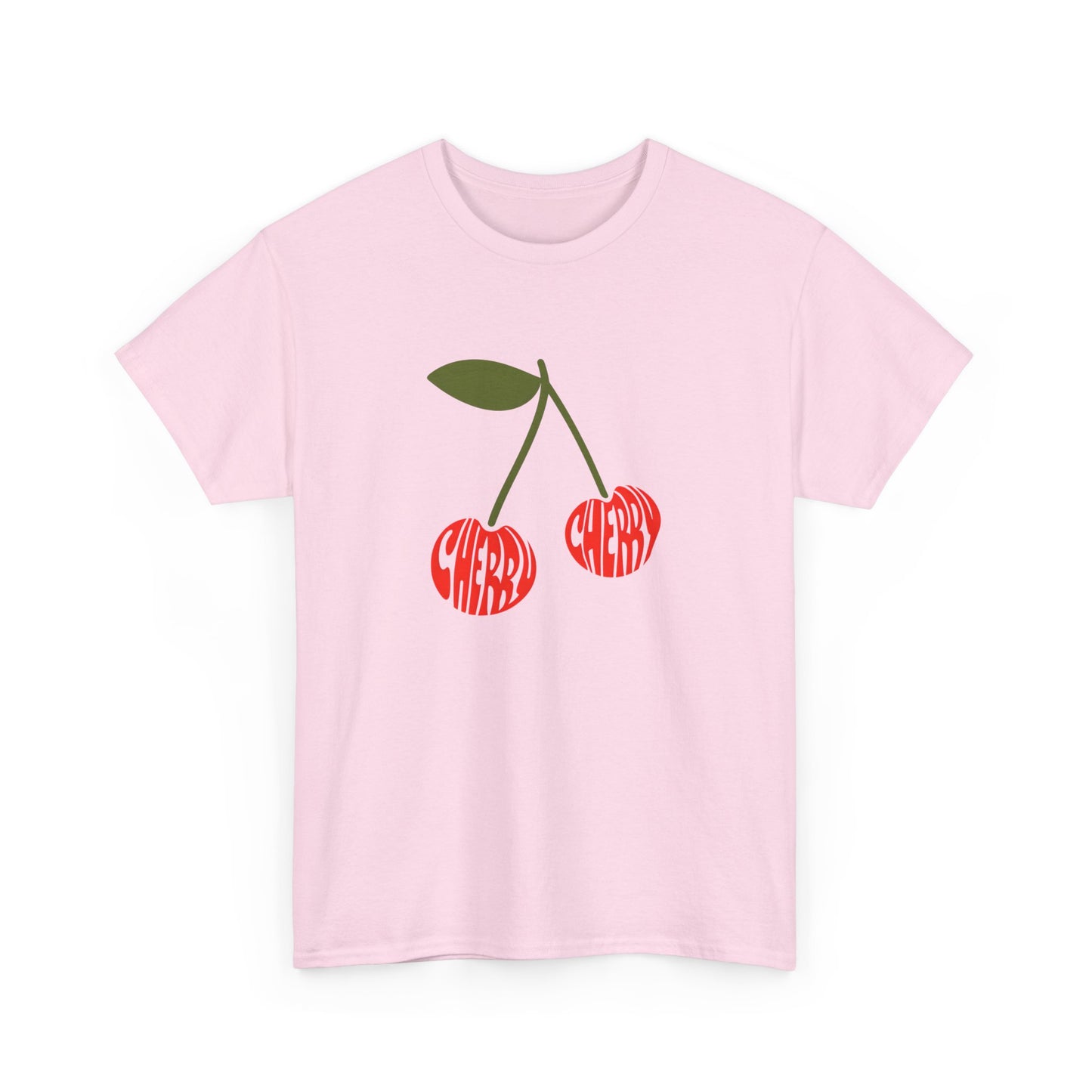 Cherry Print Unisex Tee, Cute Graphic
