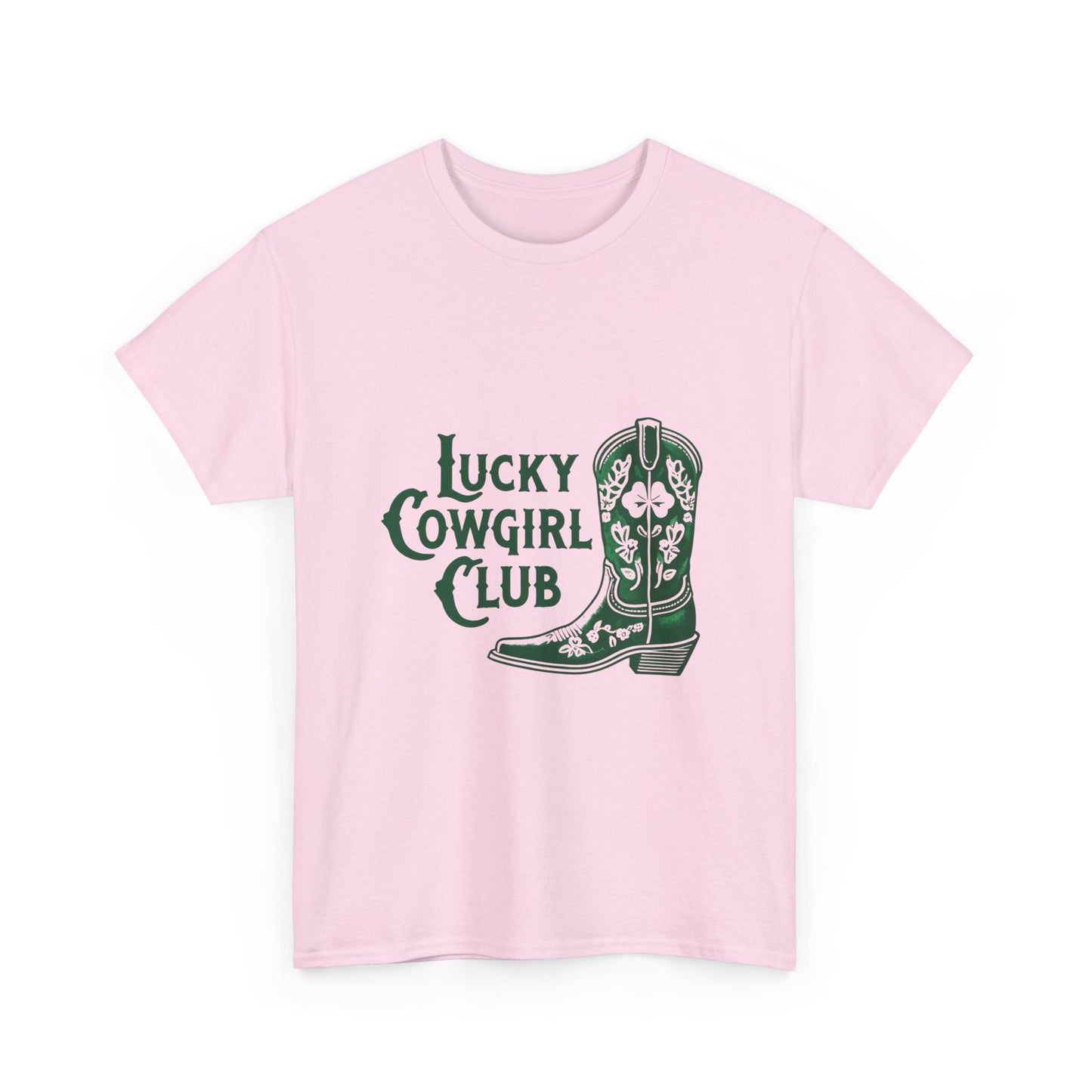 Lucky Cowgirl Club Tee, Western Themed T-Shirt