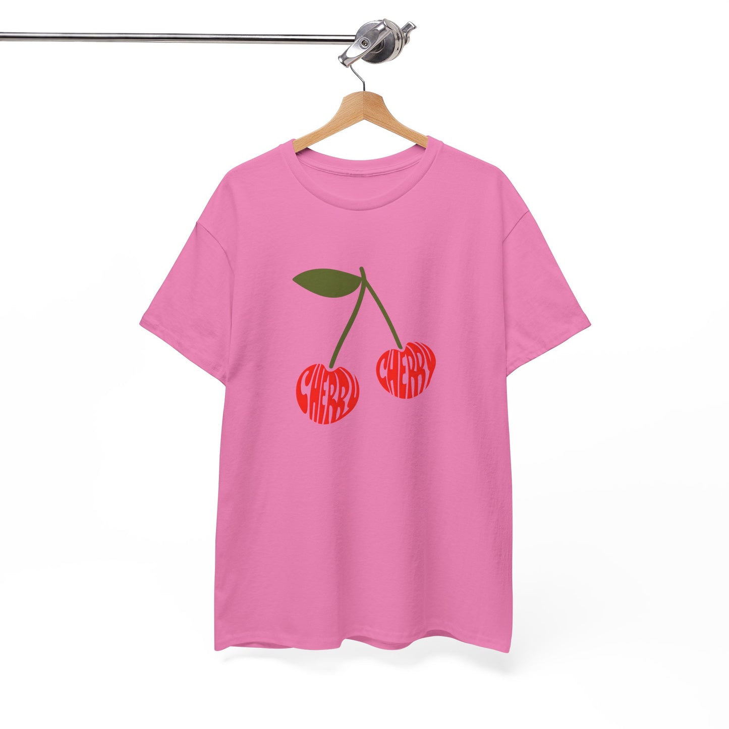 Cherry Print Unisex Tee, Cute Graphic