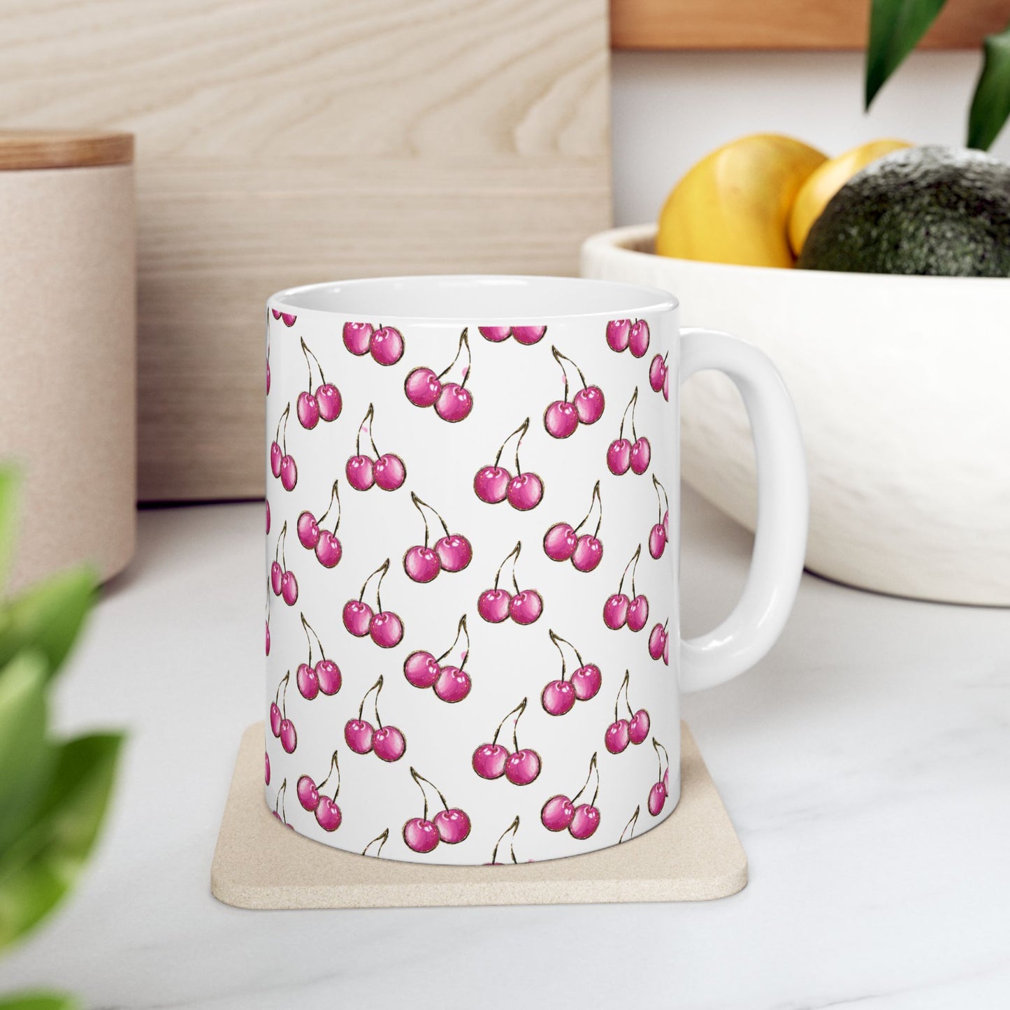 Cherry Blossom Ceramic Mug