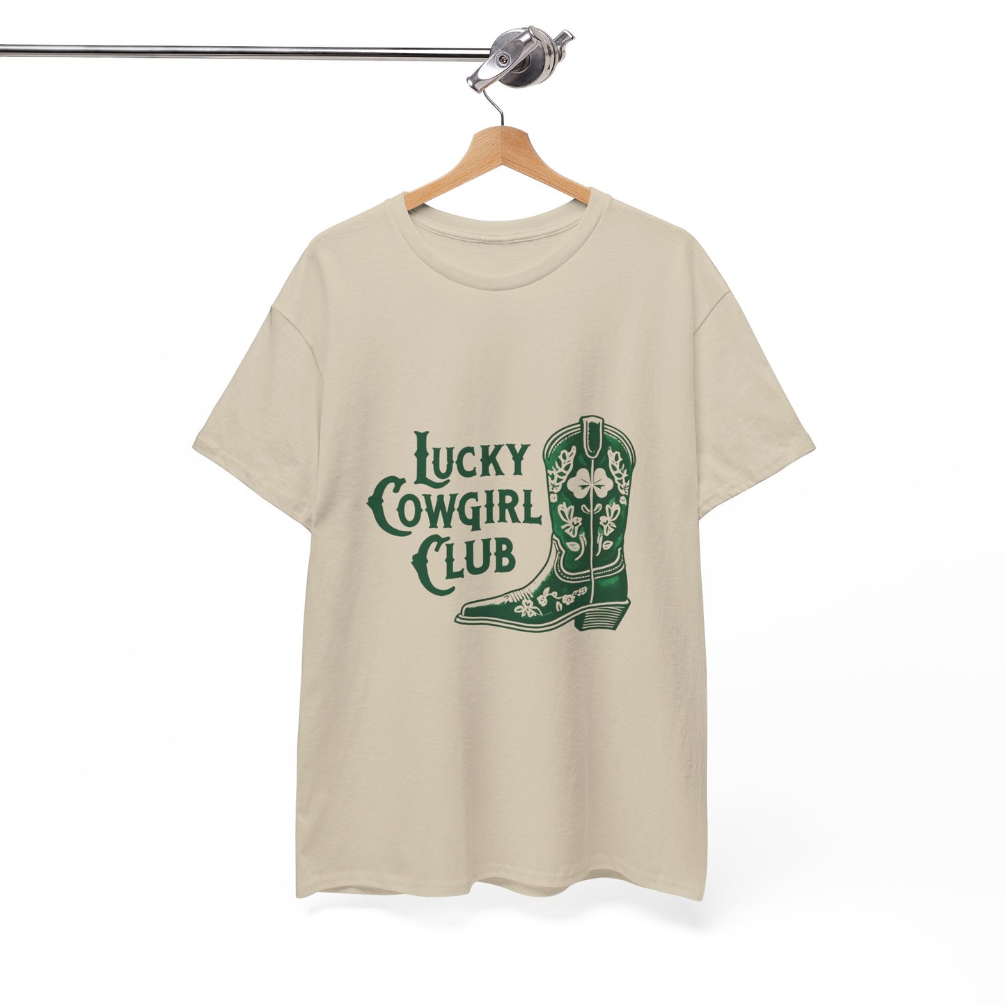 Lucky Cowgirl Club Tee, Western Themed T-Shirt