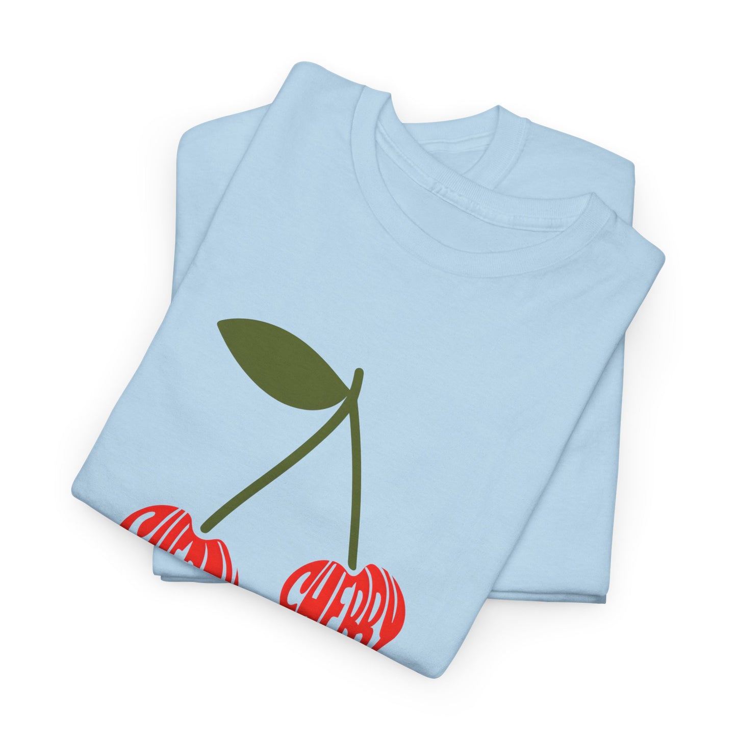 Cherry Print Unisex Tee, Cute Graphic