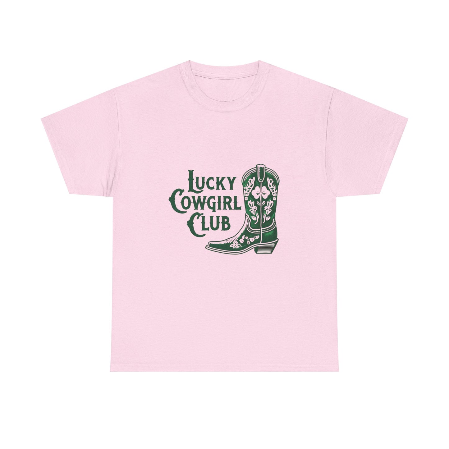 Lucky Cowgirl Club Tee, Western Themed T-Shirt