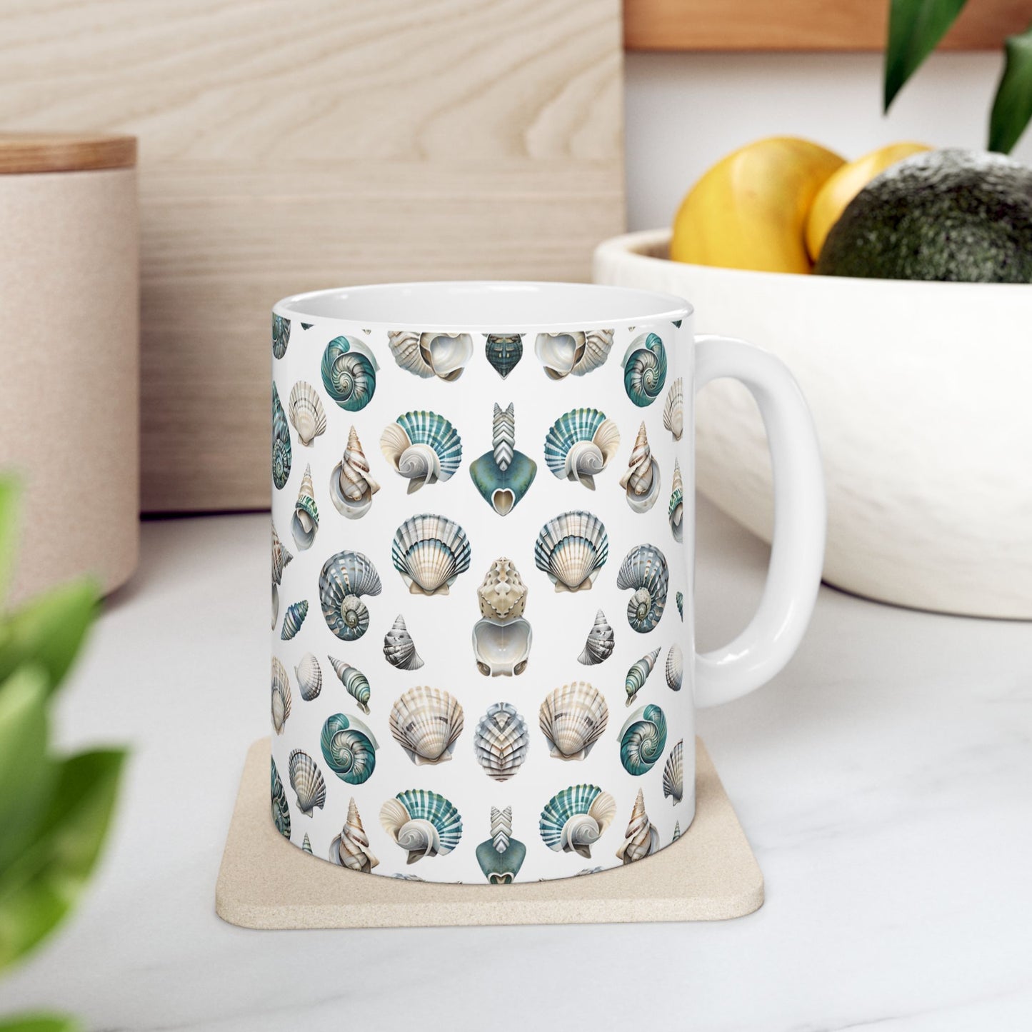 Seashell Ceramic Mug