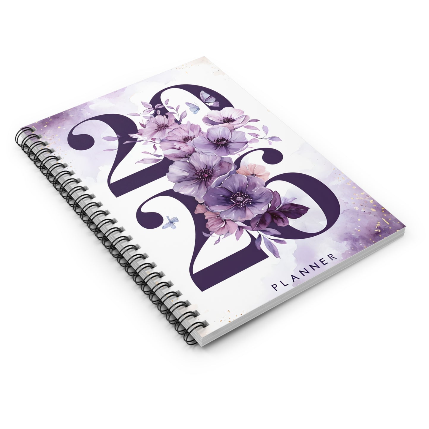 Floral Spiral Notebook - 2026 Planner