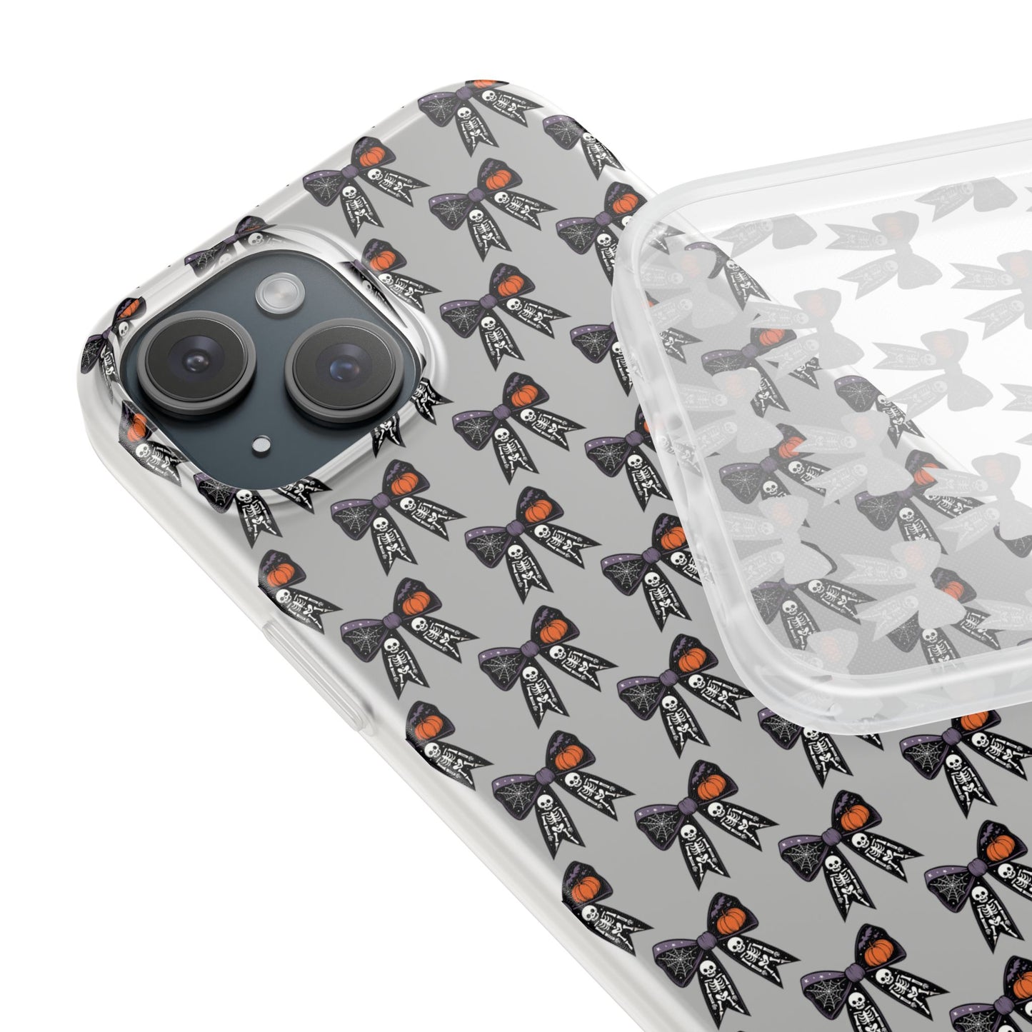 Cute Bow Pattern Flexi Case for Phone