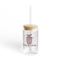 Cute Sipper Glass with Straw