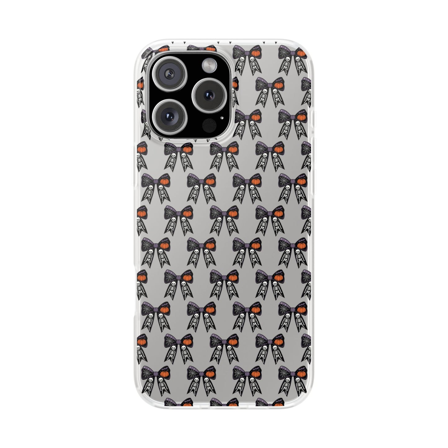 Cute Bow Pattern Flexi Case for Phone