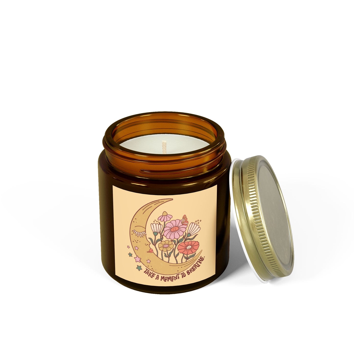 Charming Floral Scented Candle