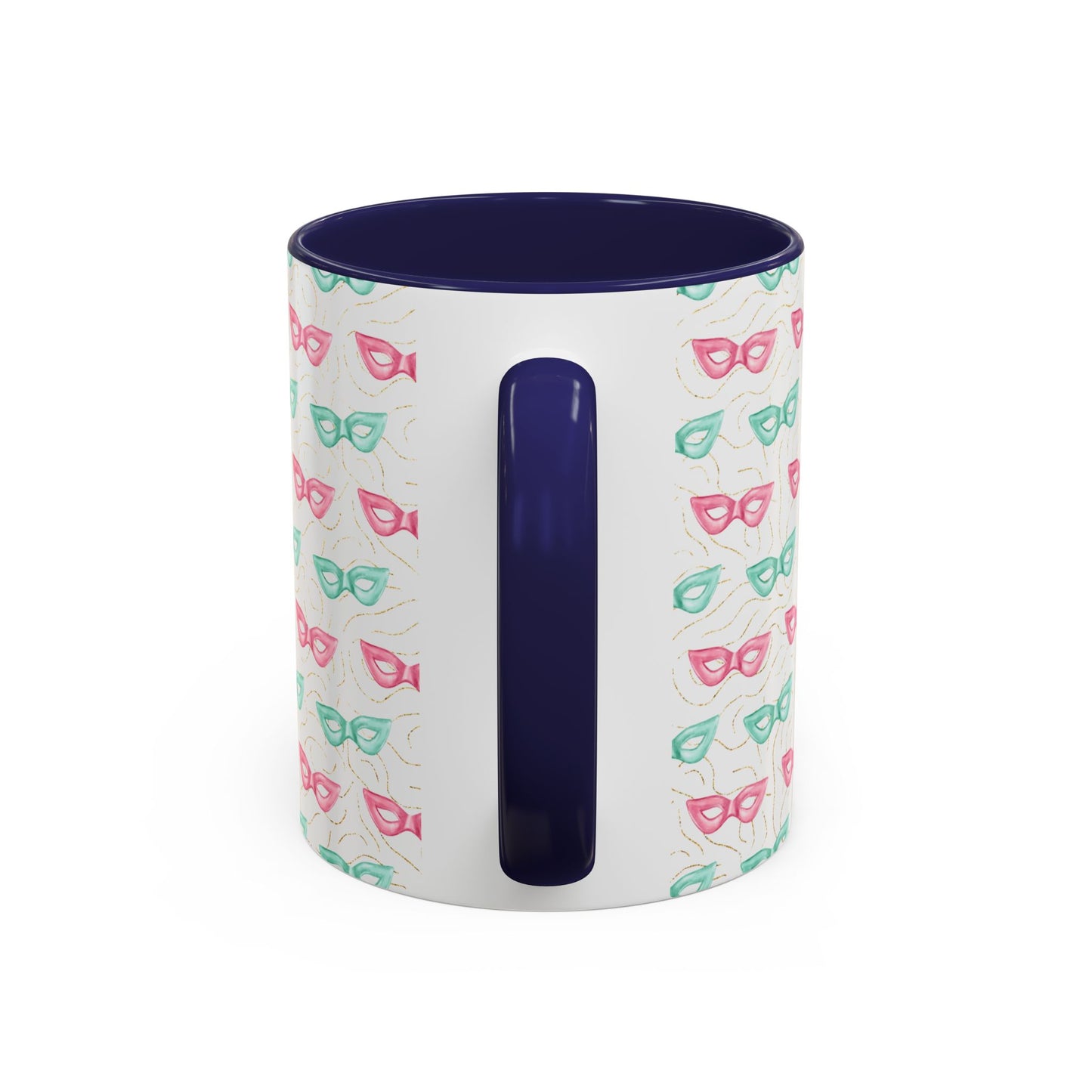 Colorful Glasses Accent Coffee Mug