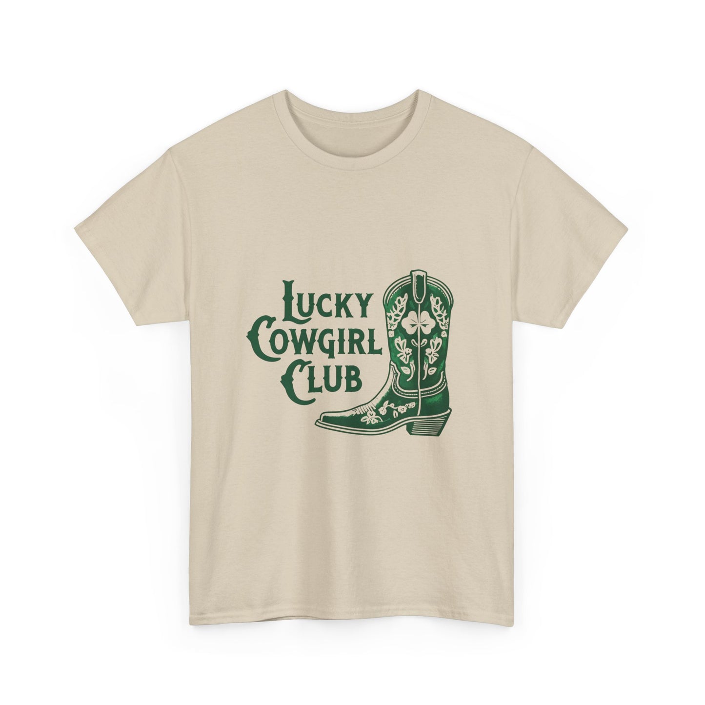 Lucky Cowgirl Club Tee, Western Themed T-Shirt