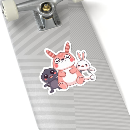 Cute Animal Kiss-Cut Stickers