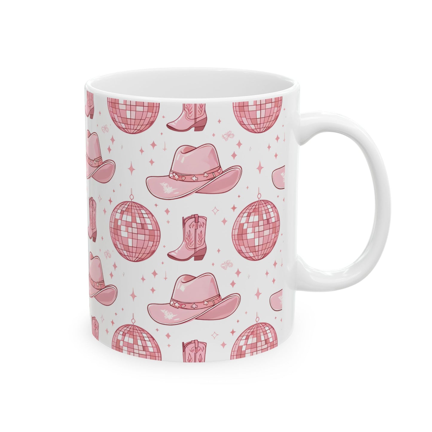 Pink Cowboy Vibe Ceramic Mug
