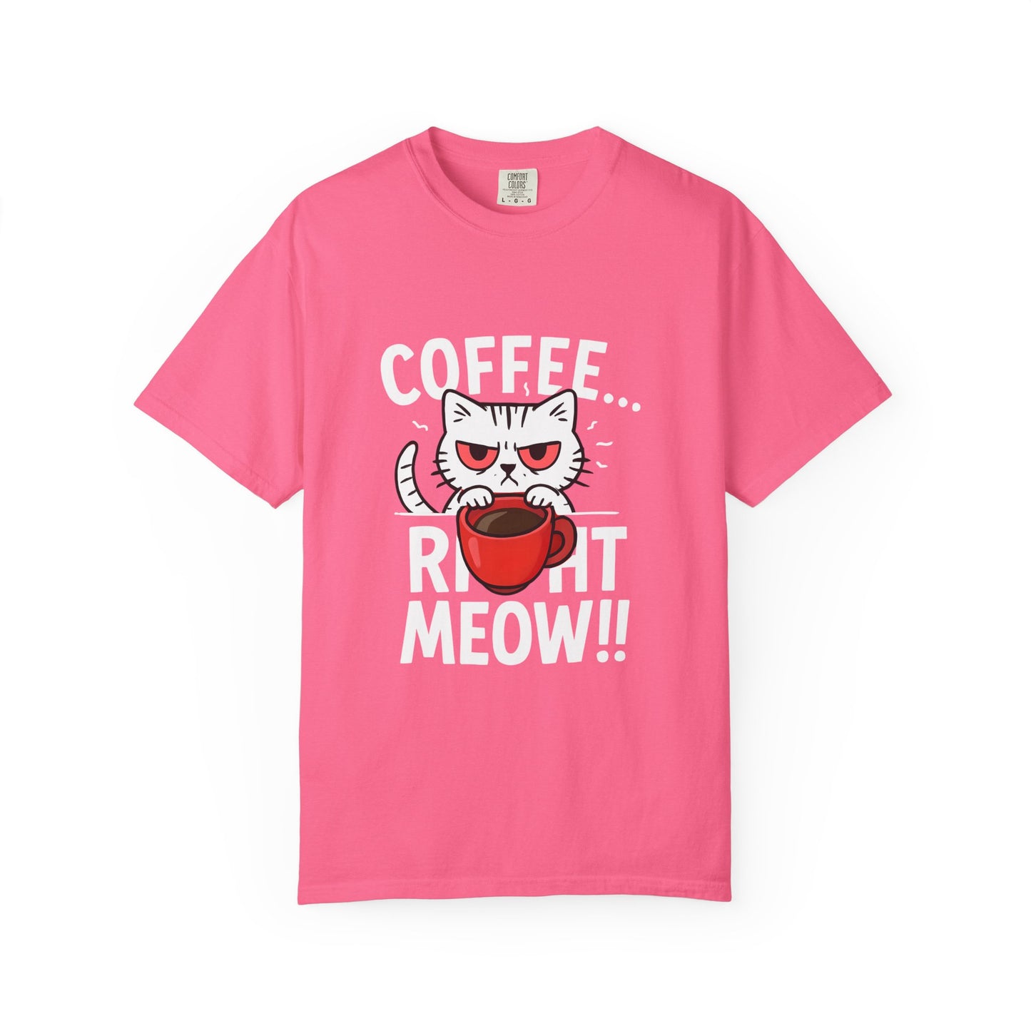Cute Cat Coffee Lover Unisex T-Shirt