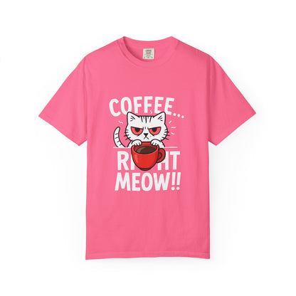 Cute Cat Coffee Lover Unisex T-Shirt